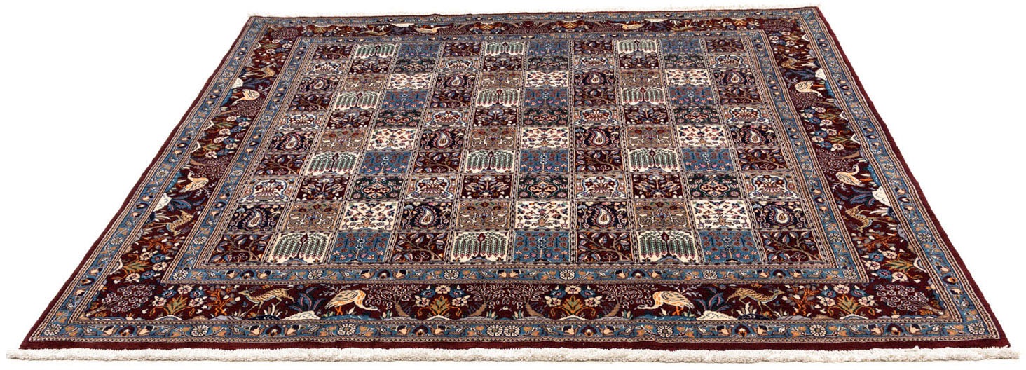 Image of morgenland Hochflor-Läufer »Moud Medaillon Blu 389 x 80 cm«, rechteckig, 1 mm Höhe, Unikat mit Zertifikat bei Ackermann Versand Schweiz