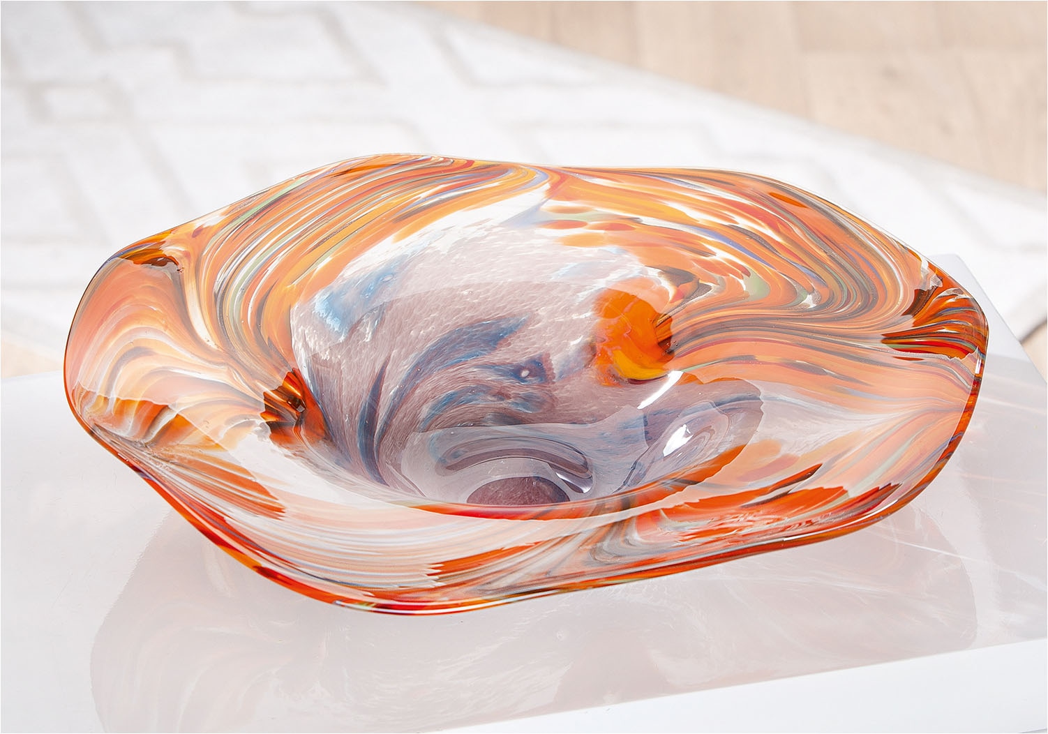GILDE Bol »Wellen-Schale Dream« 1 aus verre