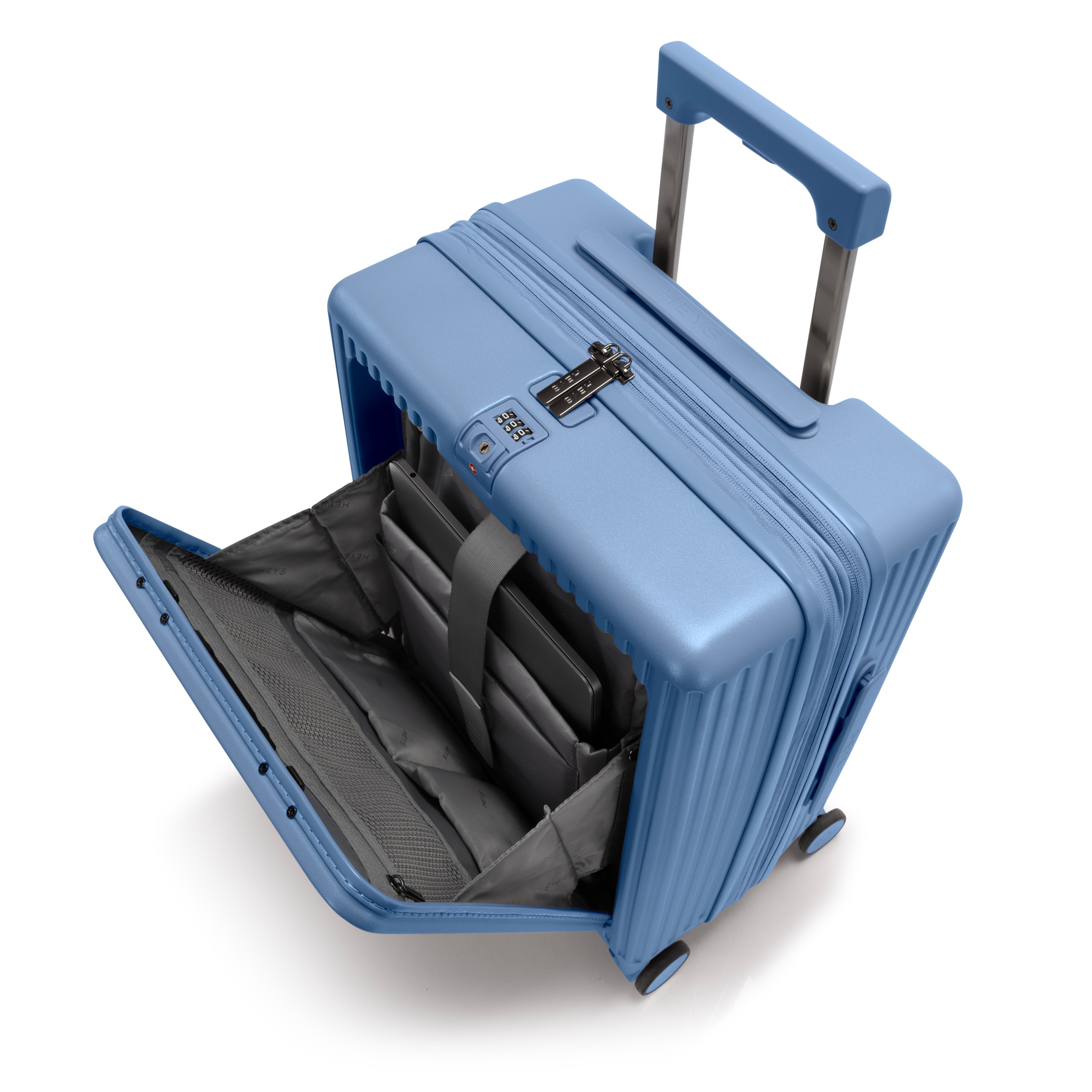 Heys Trolley pour bagages à main »Heys Latch« valise de voyage, trolley, compatible avec bagage à main avec extension de volume