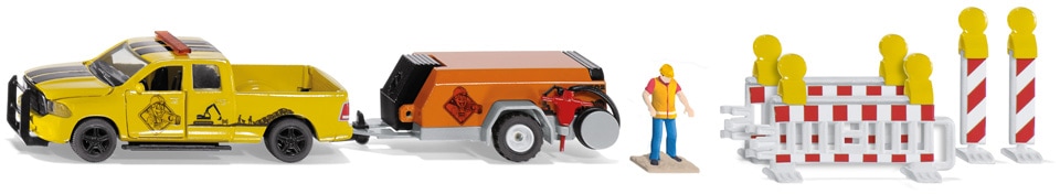 Spielzeug-Auto »SIKU Super, RAM 1500 mit Kompressoranhänger (3505)«