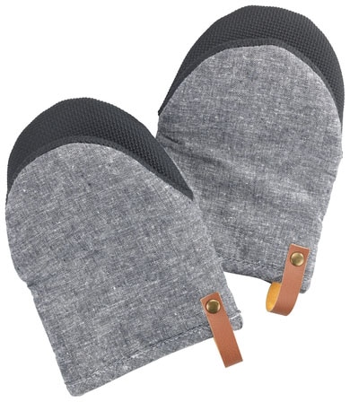 Image of WENKO Topfhandschuhe "Modell Ada Mini" kleine Ofenhandschuhe, Handflächen aus Neopren, Baumwollinnenseite