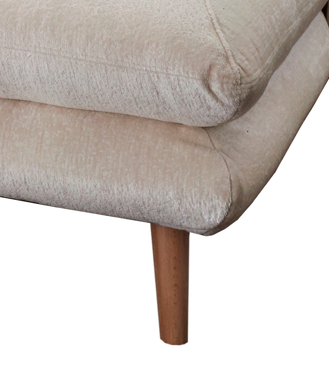 INOSIGN Ecksofa »Lazio modern und bequem, schmale Armlehnen, tolle Detailverarbeitung«, zwei verschiedene Fussfarben wählbar