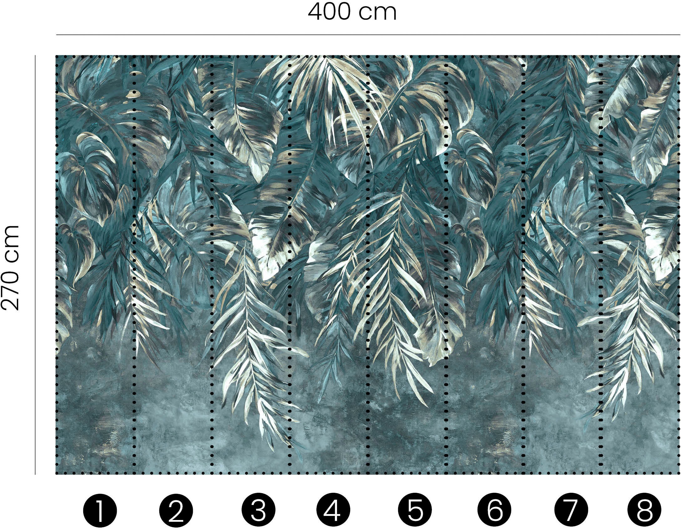 Fashion for walls Fototapete »Glamorama«, floral, Phthalate frei