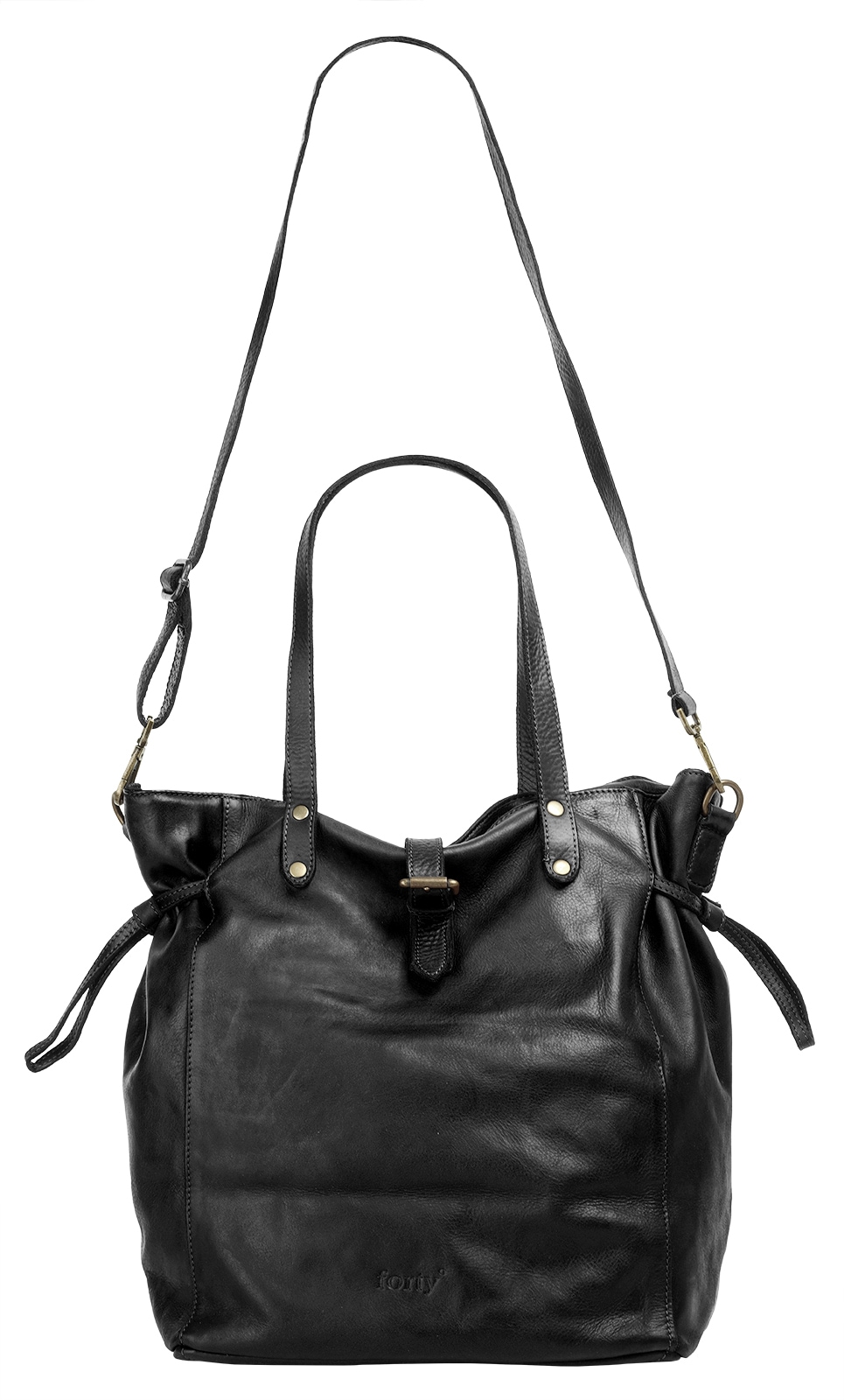 forty° Shopper, echt Leder, Made in Italy