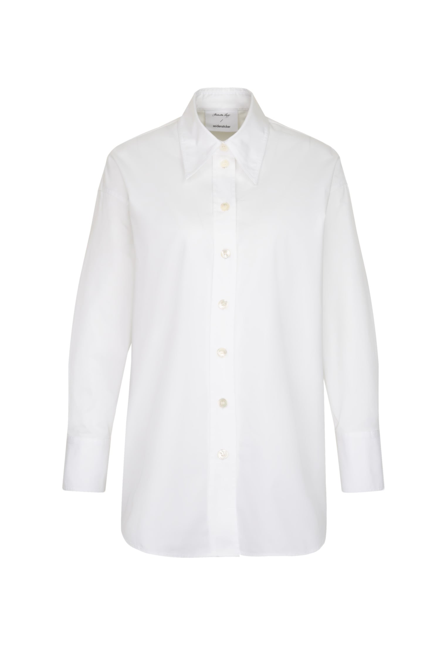 seidensticker Longbluse »Schwarze Rose« Langarm Kragen Uni