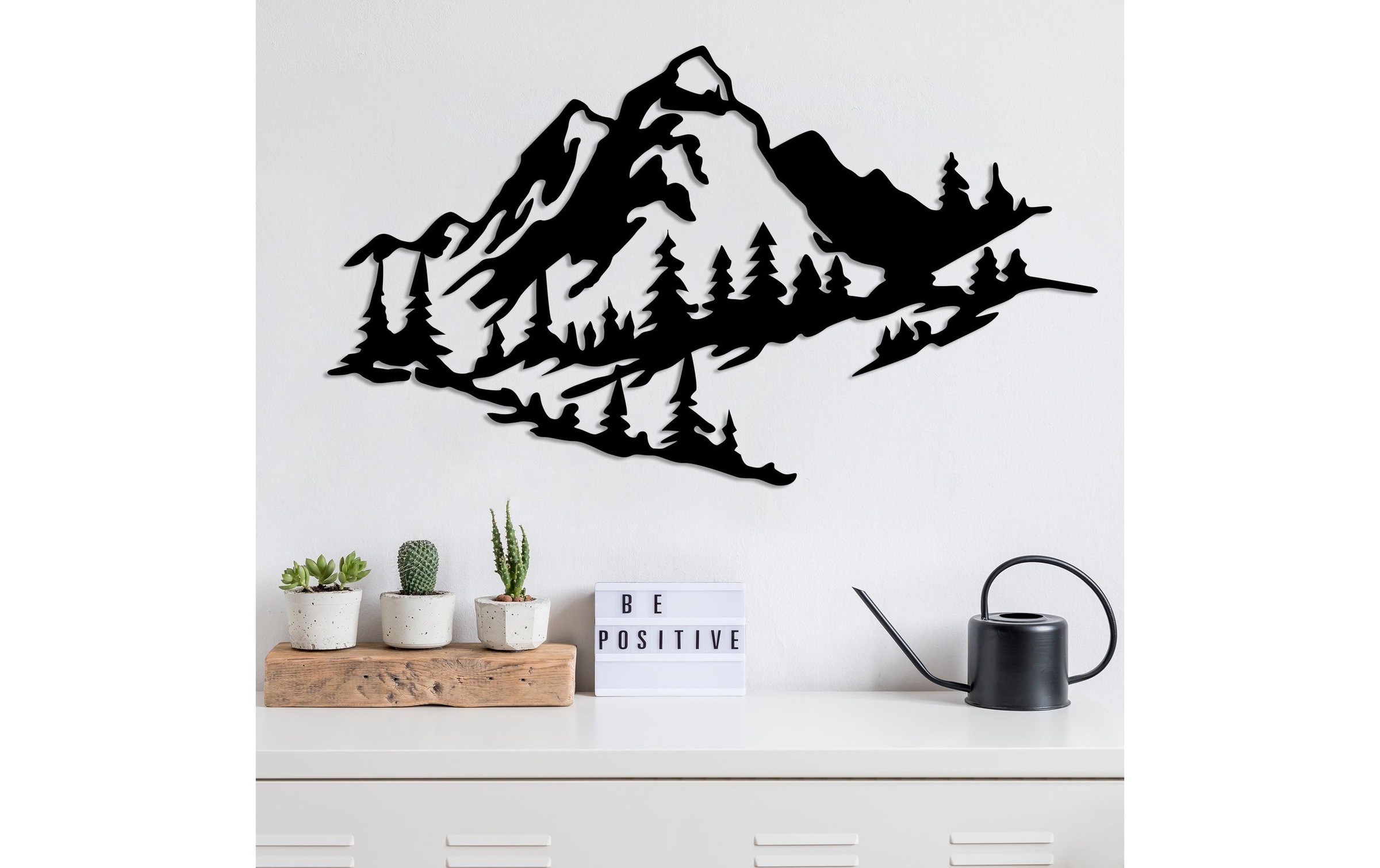 Wanddekoobjekt »Wallxpert Mountain 40 x 70 cm«