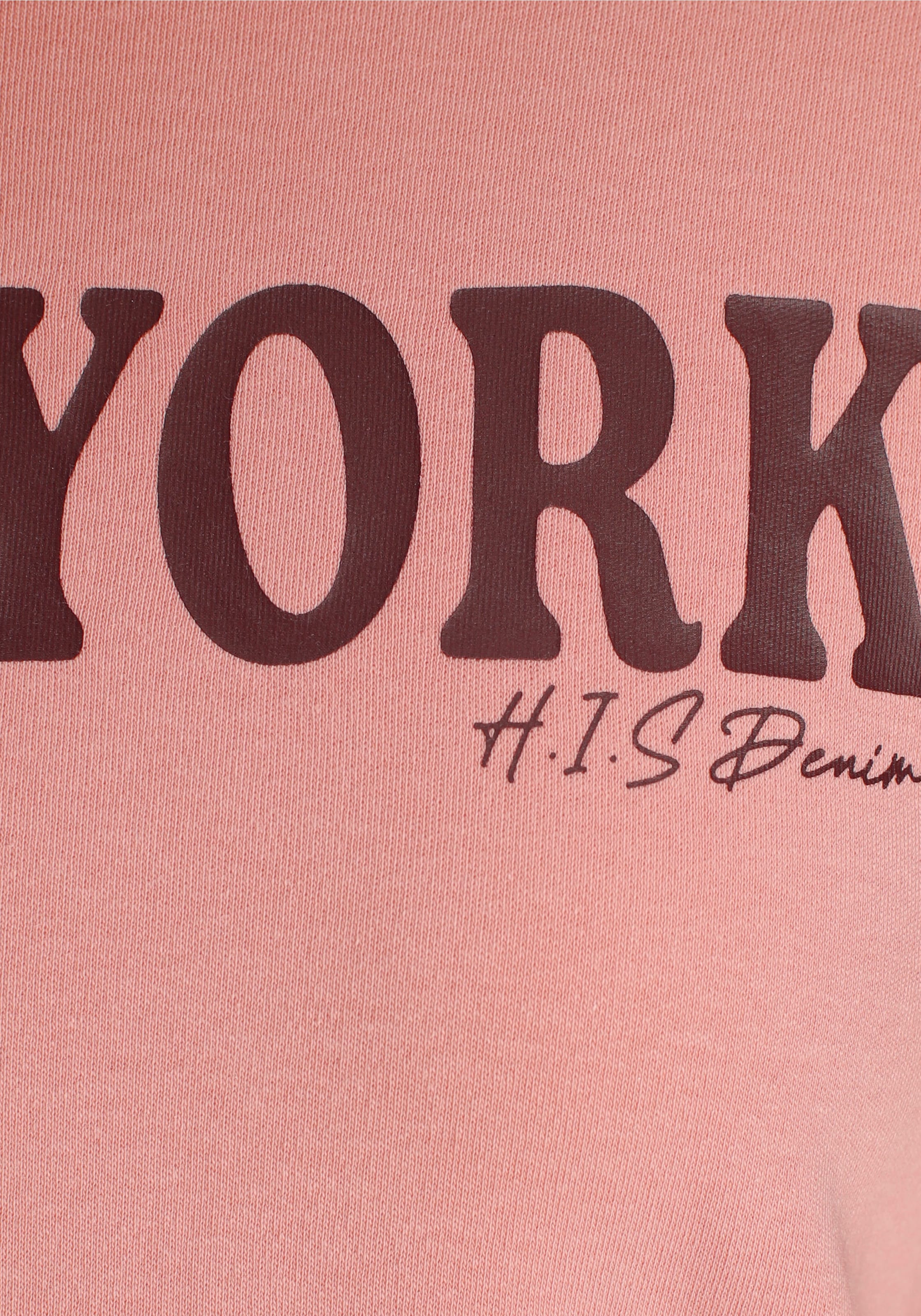H.I.S 3/4-Arm-Shirt, mit New-York Print vorne