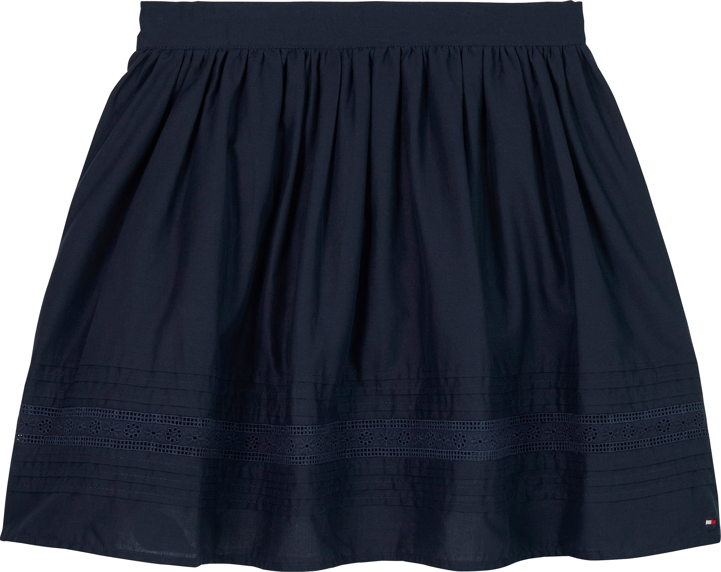 Tommy Hilfiger Webrock »EMBROIDERED TAPE SKIRT«, für Kinder bis 16 Jahre, mit Stickerei