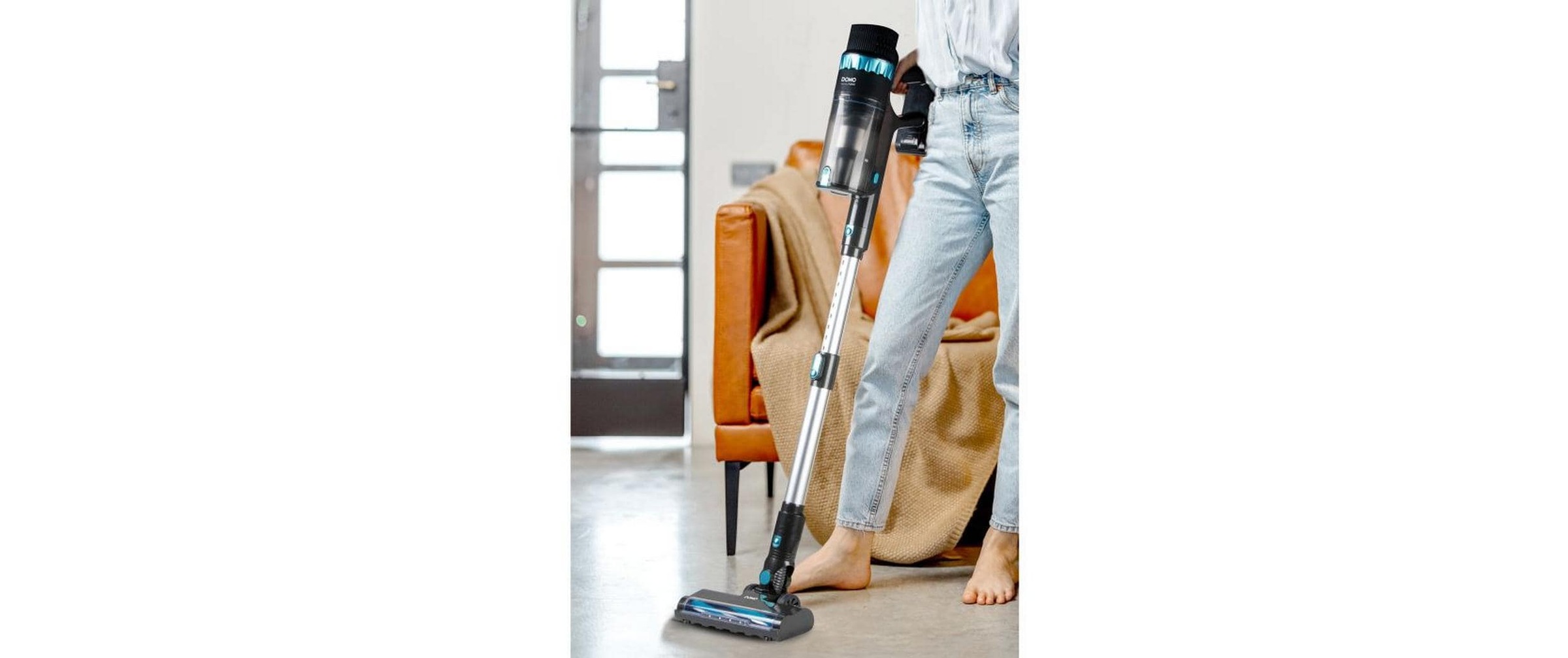 Domo Aspirateur à main et à manche sans fil »DO244SV«