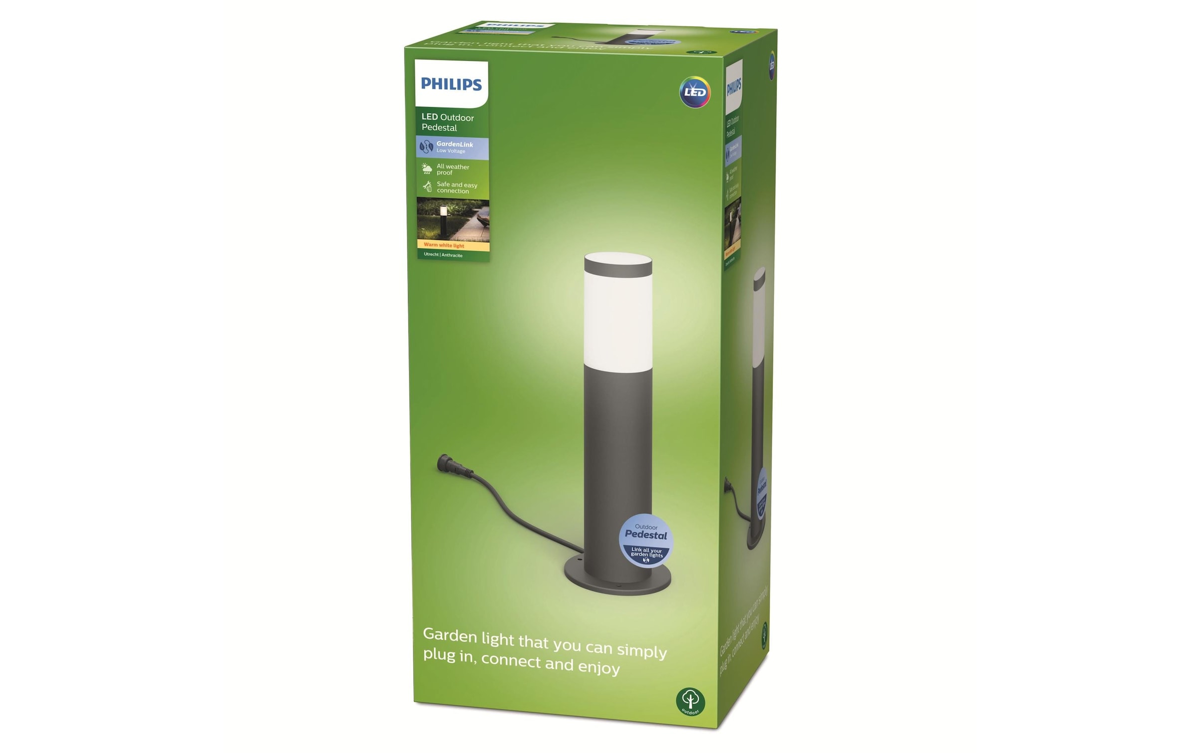 Philips Gartenleuchte »Outdoor Utrecht 2700K anthrazit«