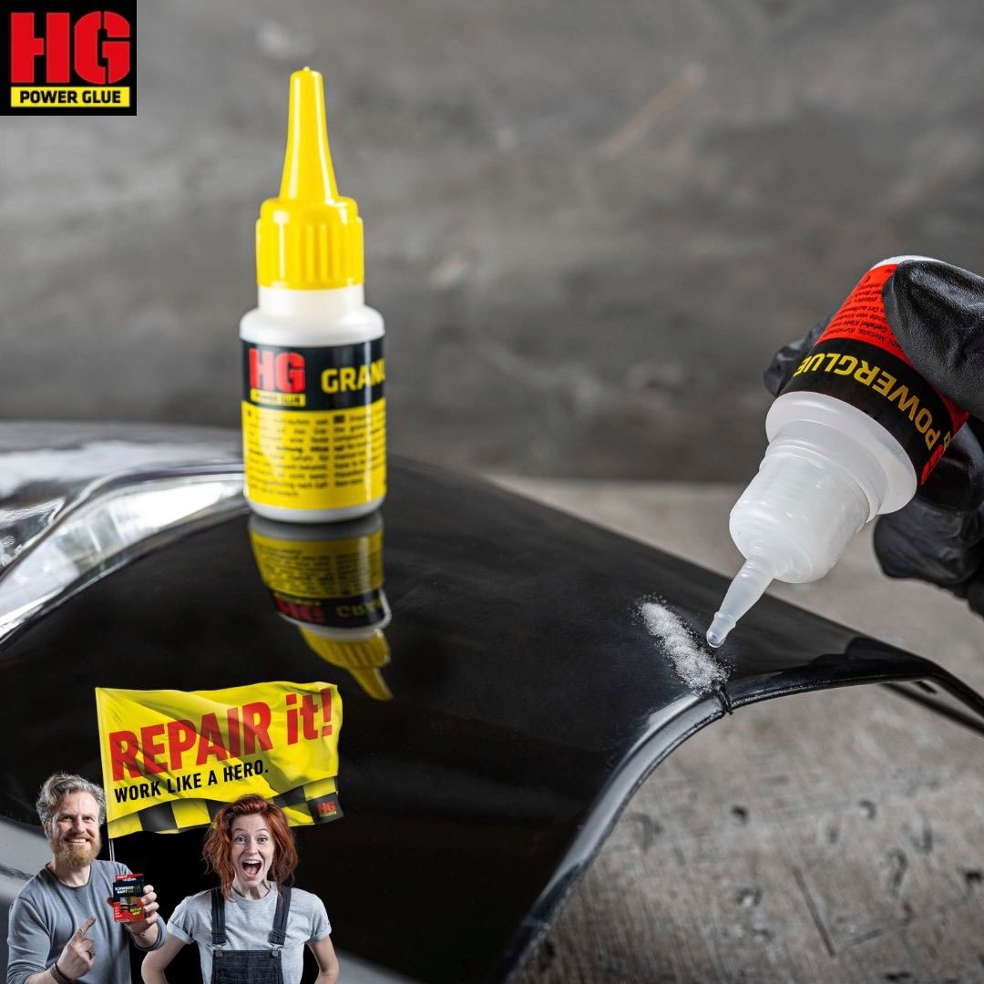 HG Reparatur-Set »PowerGlue« 7 Stk. tlg. XXL-Profikoffer, die Schweissnaht aus der Flasche