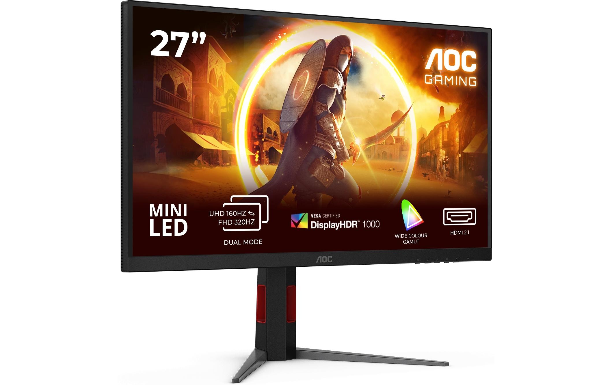 AOC Gaming-Monitor »U27G4XM IPS, 4K, 1ms, 160Hz« 68,58 cm/27 ″  3840 x 2160 px 160 Hz