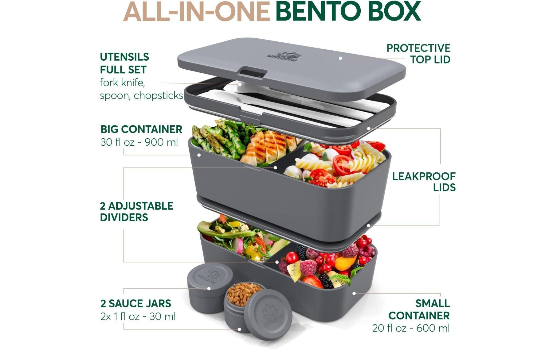   Boîte à lunch »Umami Nestable« 1 cuis tlg.