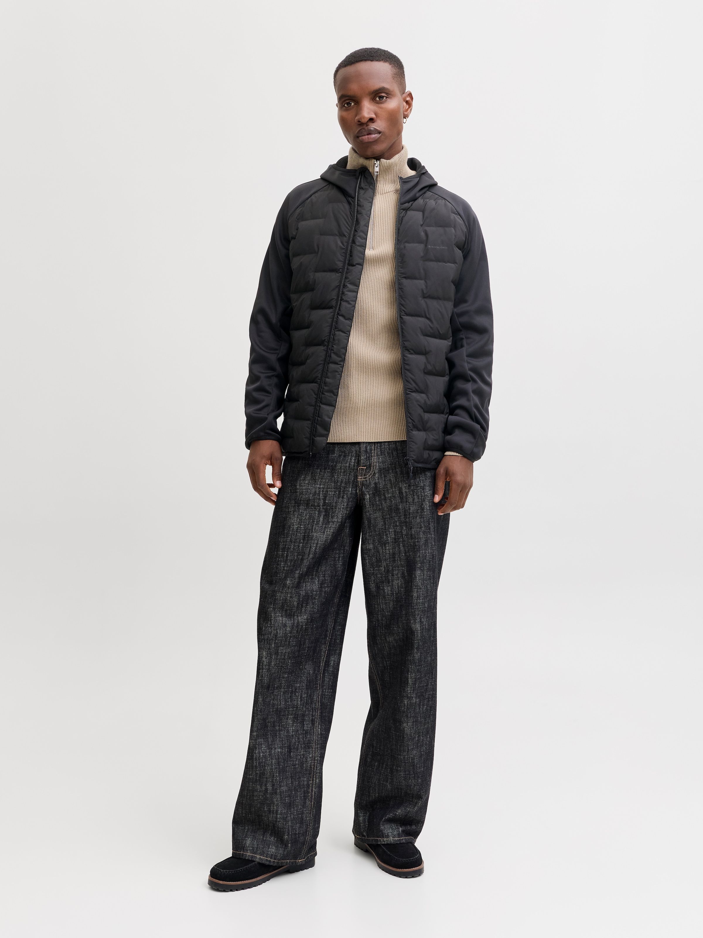 Jack & Jones Veste matelassée »JJEPERFECT HYBRID JACKET NOOS« mit Kapuze mit Kapuze