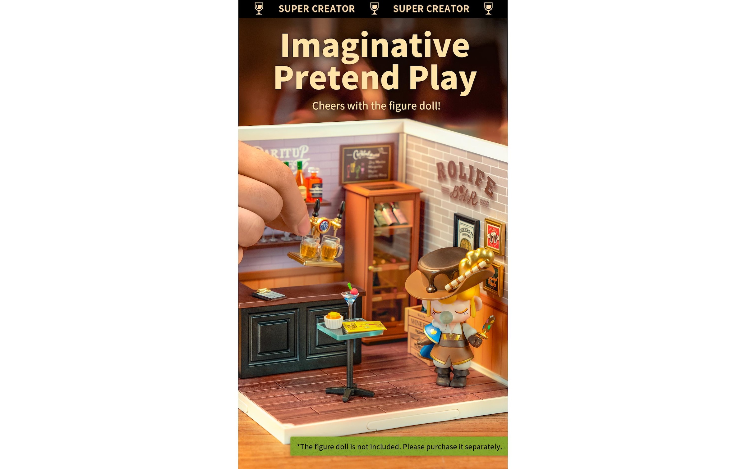   Modellbausatz »RoboTime Leisurely Cheers Bar«