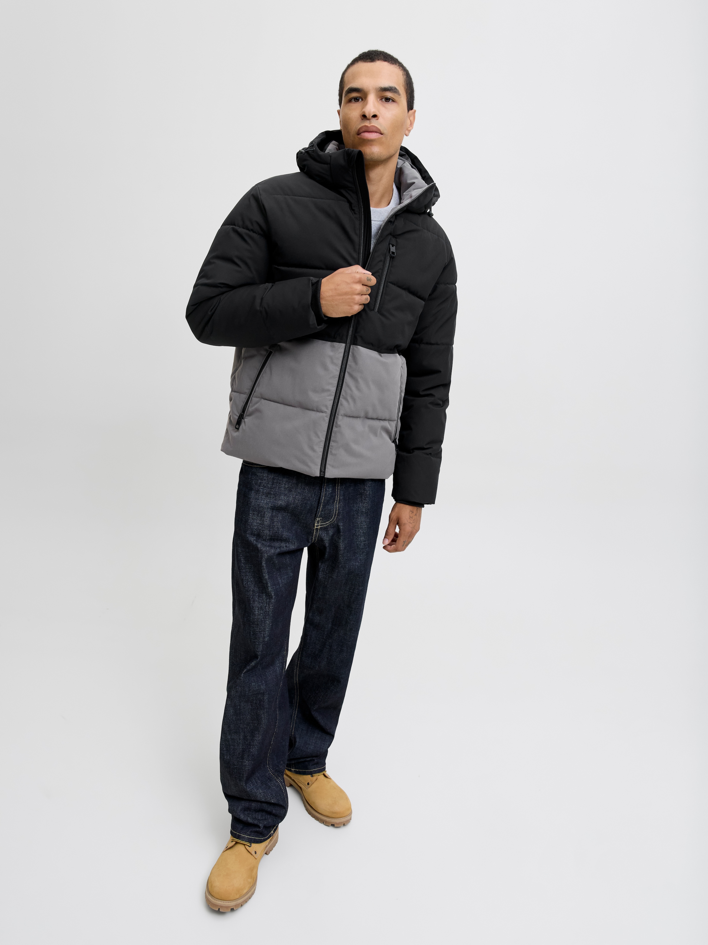 Jack & Jones Veste matelassée »JJEOWEN PUFFER SN« mit Kapuze