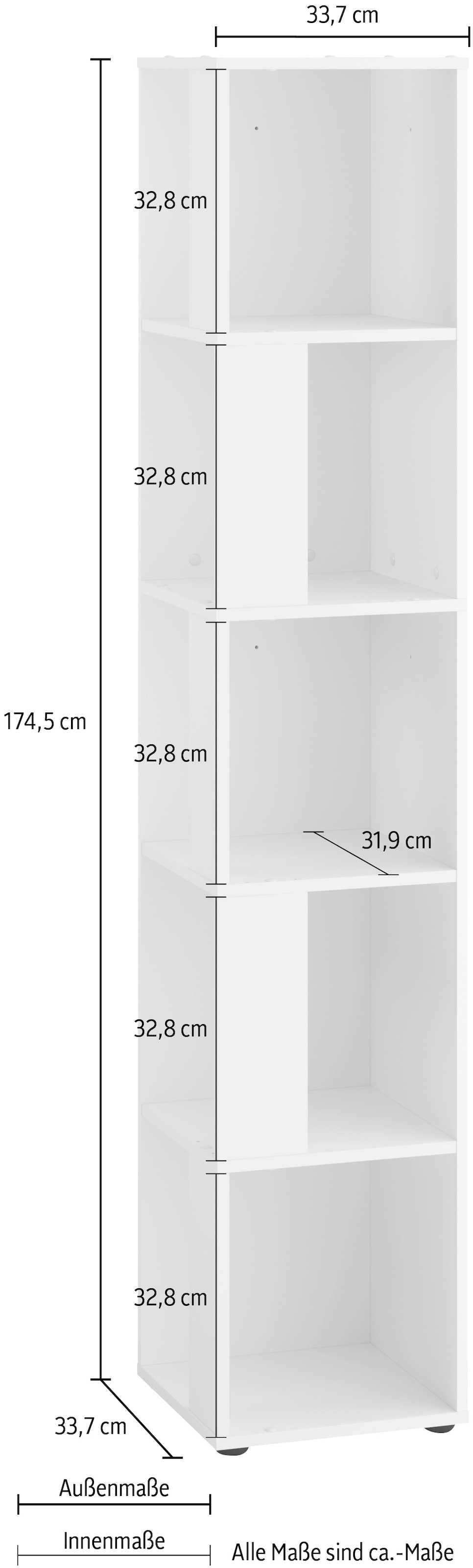 2« »Farola günstig kaufen FMD Regal