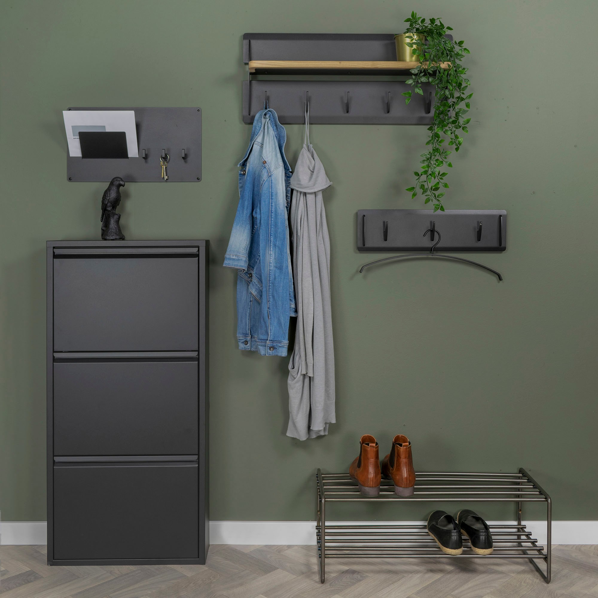 Spinder Design Armoire à chaussures »Billi Schuhklapper« métal, largeur 50 cm