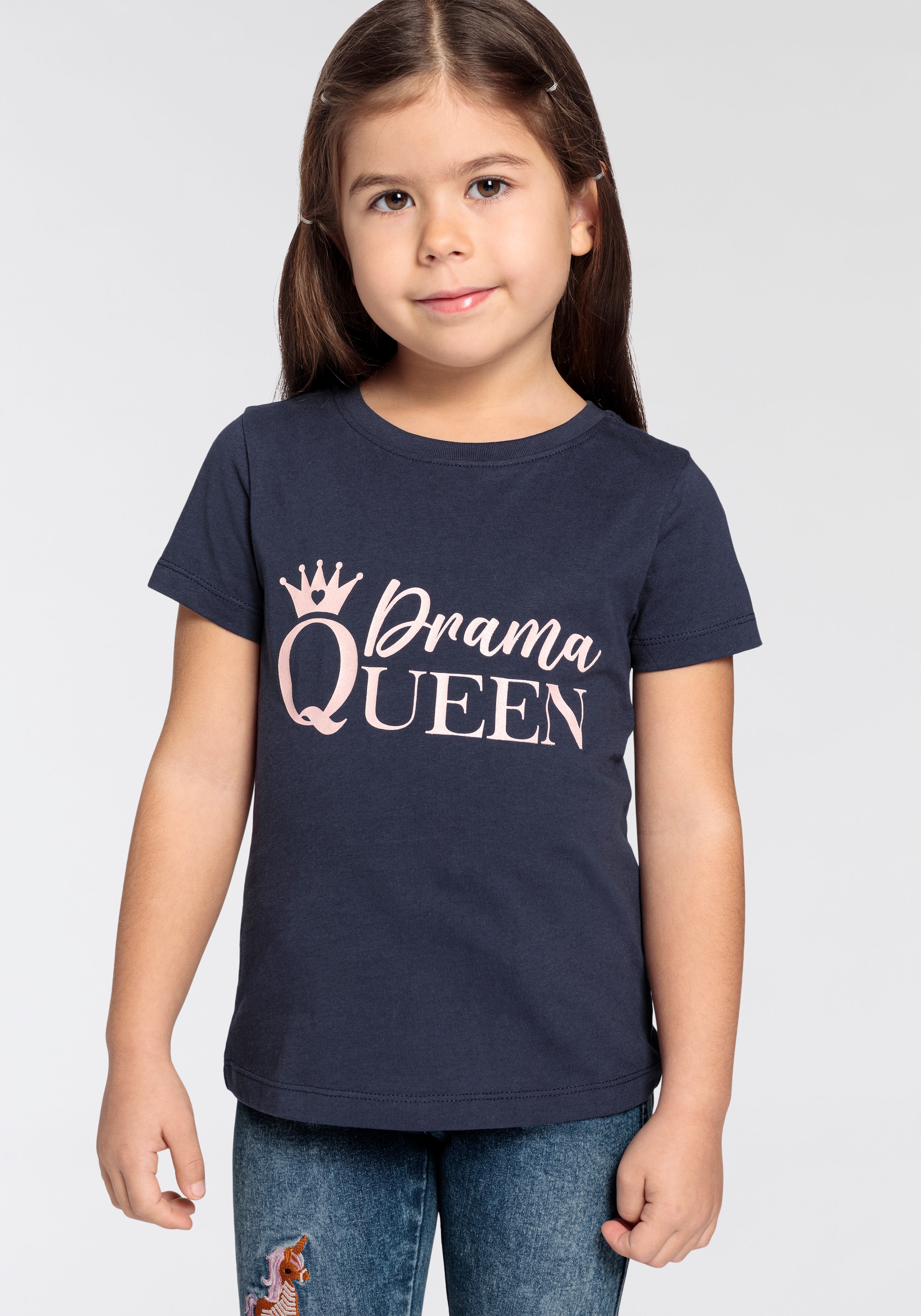 T-Shirt »Sprücheshirt für kleine Mädchen«, DRAMA QUEEN