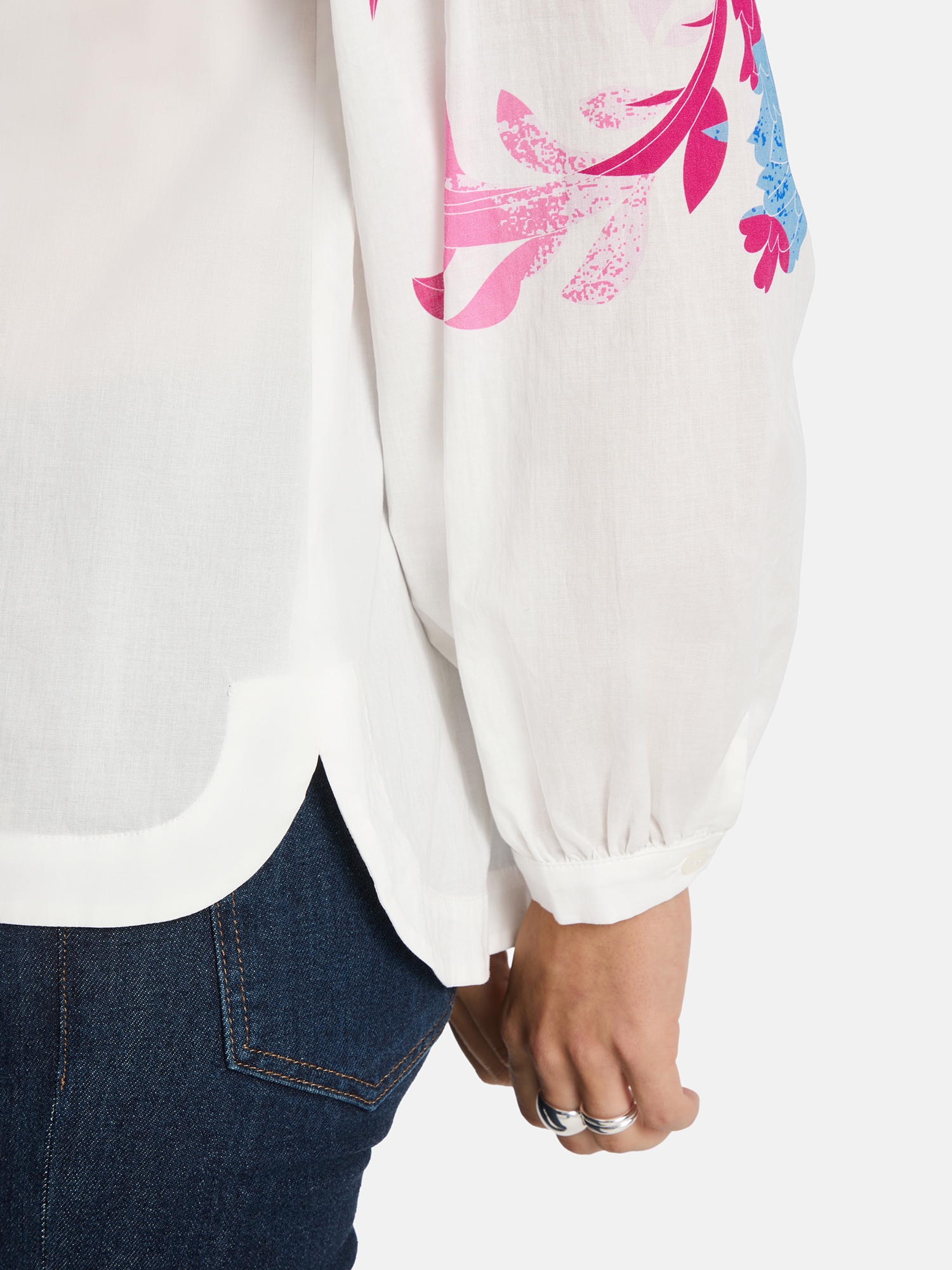 Lieblingsstück Langarmbluse »RoalieL« mit floralen Details