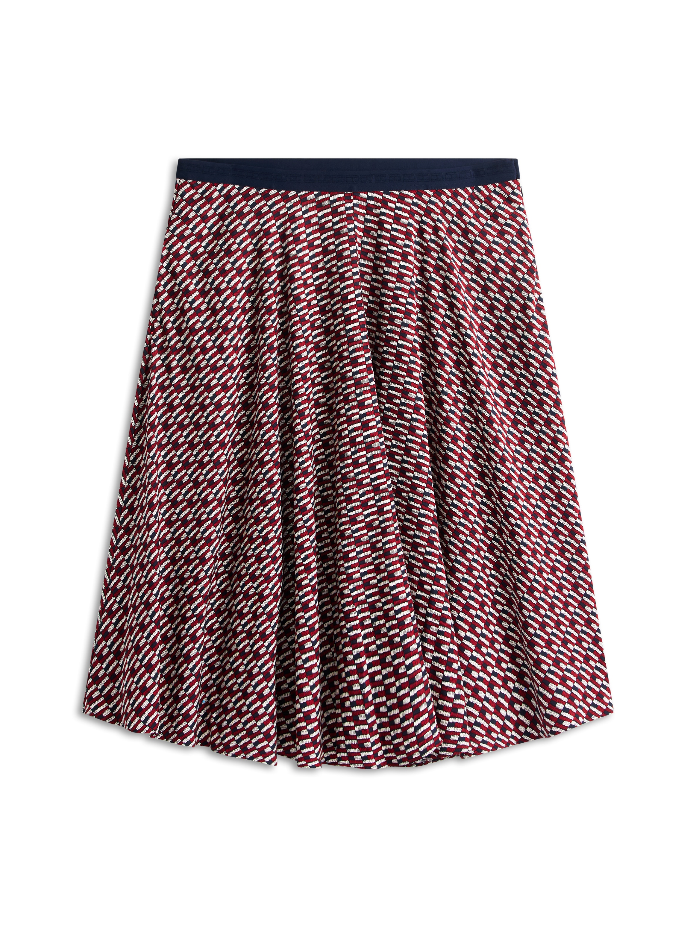 Tommy Hilfiger Curve Jupe en ligne A »CRV VIS TWILL A-LINE MIDI SKIRT« in grossen Grössen