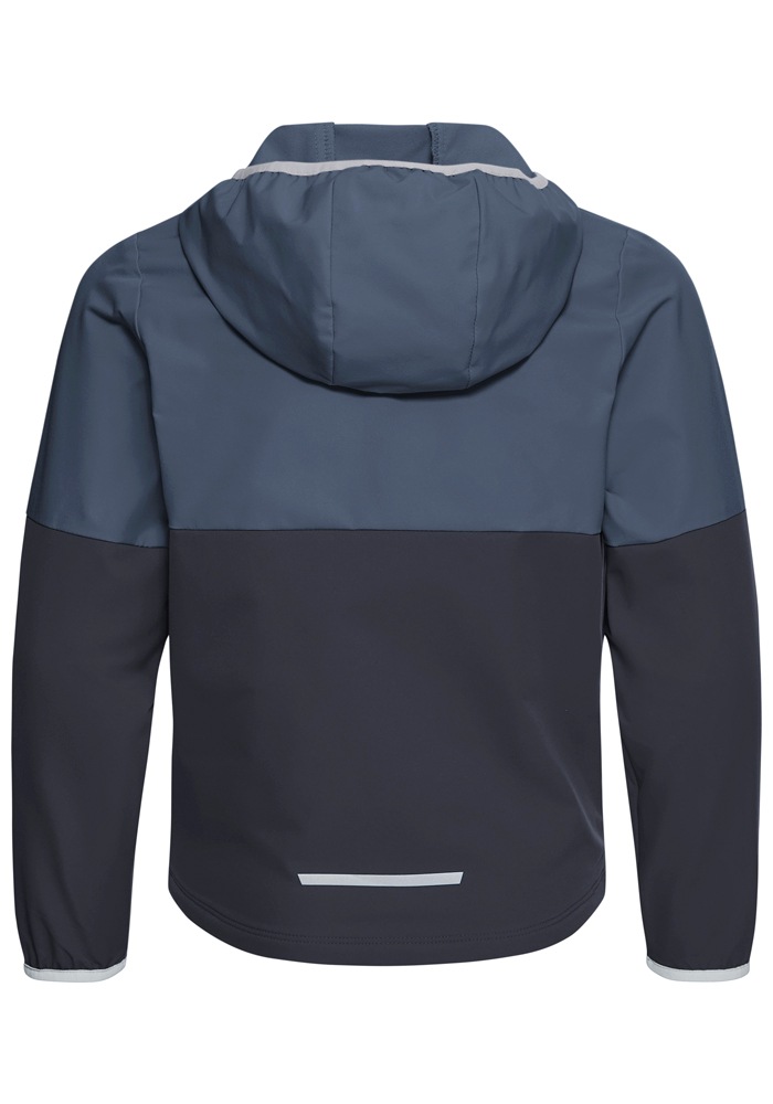 Jack Wolfskin Veste softshell »SANDBIRD HOODED JKT K« mit Kapuze Winddicht, atmungsaktiv, Übergangsjacke