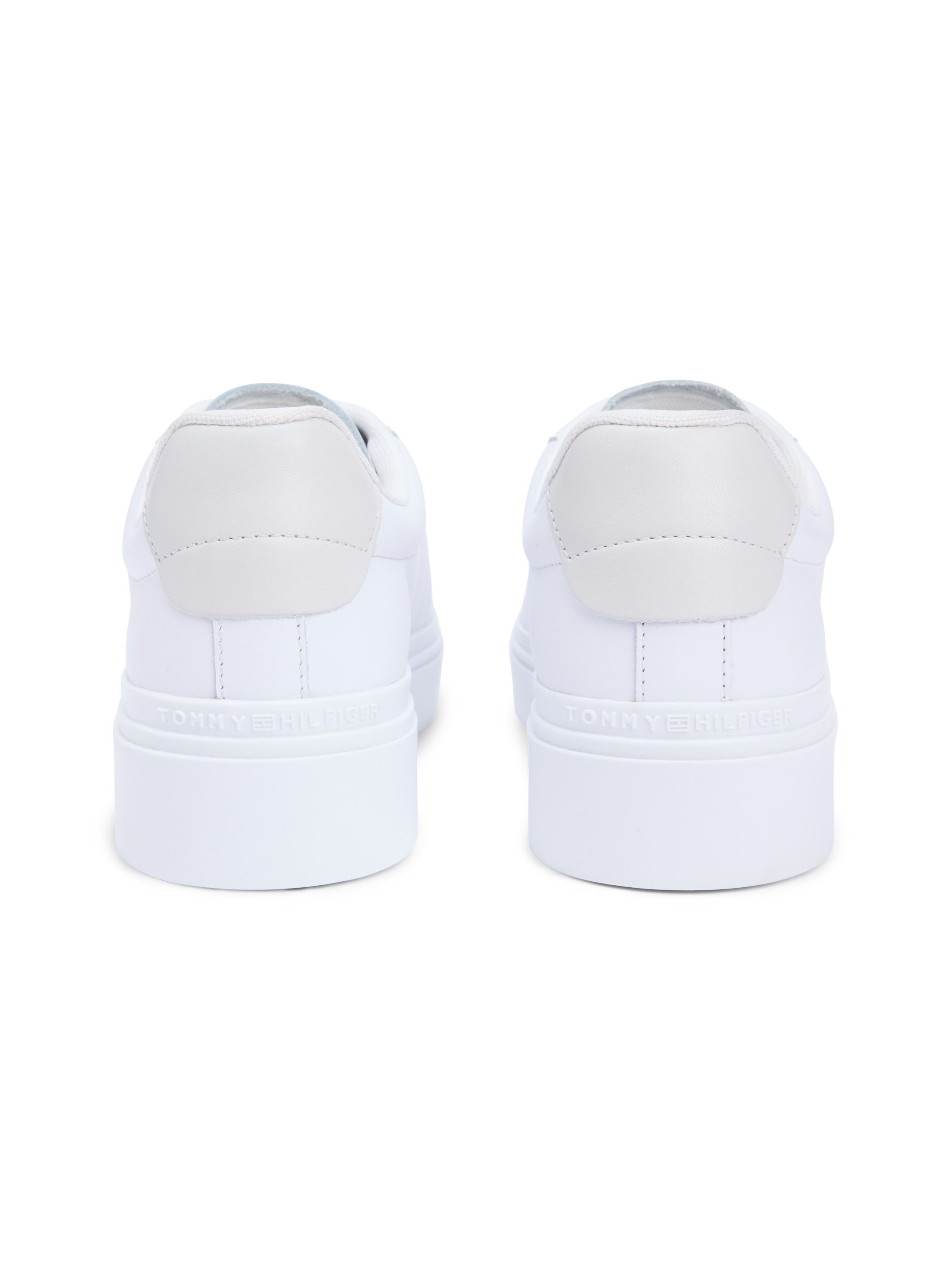 Tommy Hilfiger Baskets à plateforme »TH CHIC CUPSOLE PLATFORM«  chaussure de loisirs, chaussure basse, chaussure à lacets avec coutures décoratives