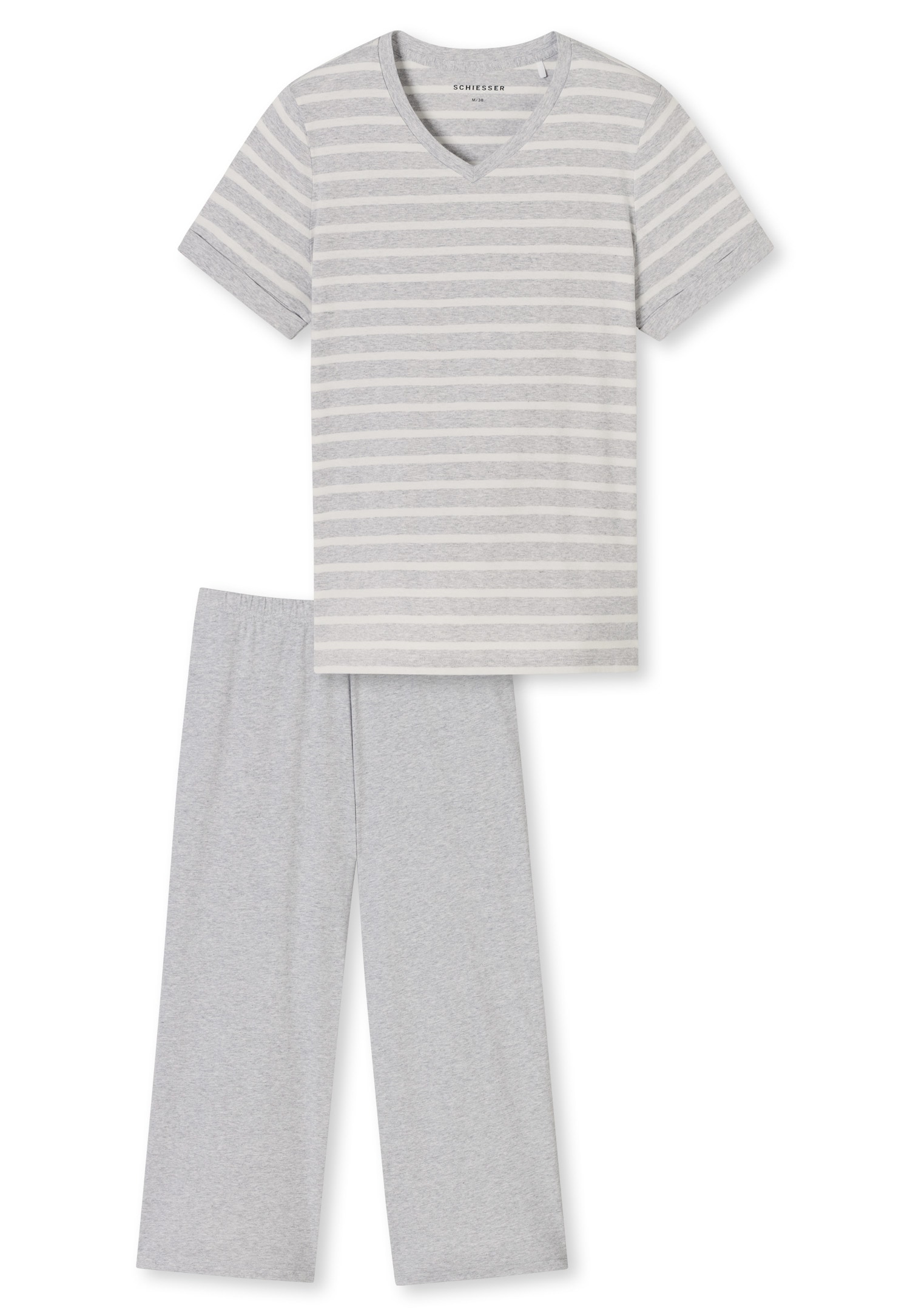 Schiesser »Casual Essentials« 2tlg.,  mit modisch umgeschlagenen Ärmeln