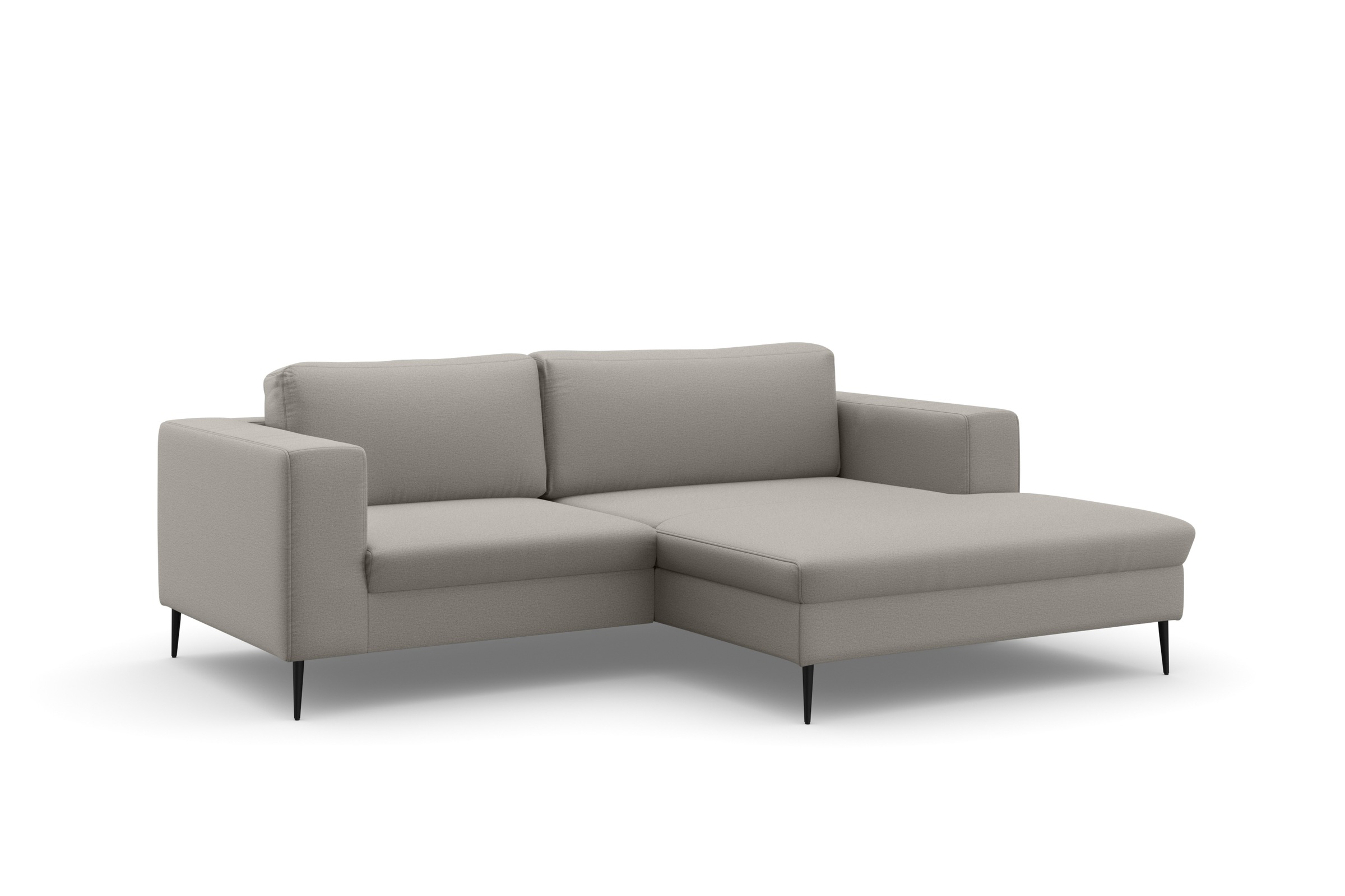 DOMO collection Ecksofa »Modica L-Form«, moderne Optik mit grosszügiger RecamiÃ¨re, auch in Cord