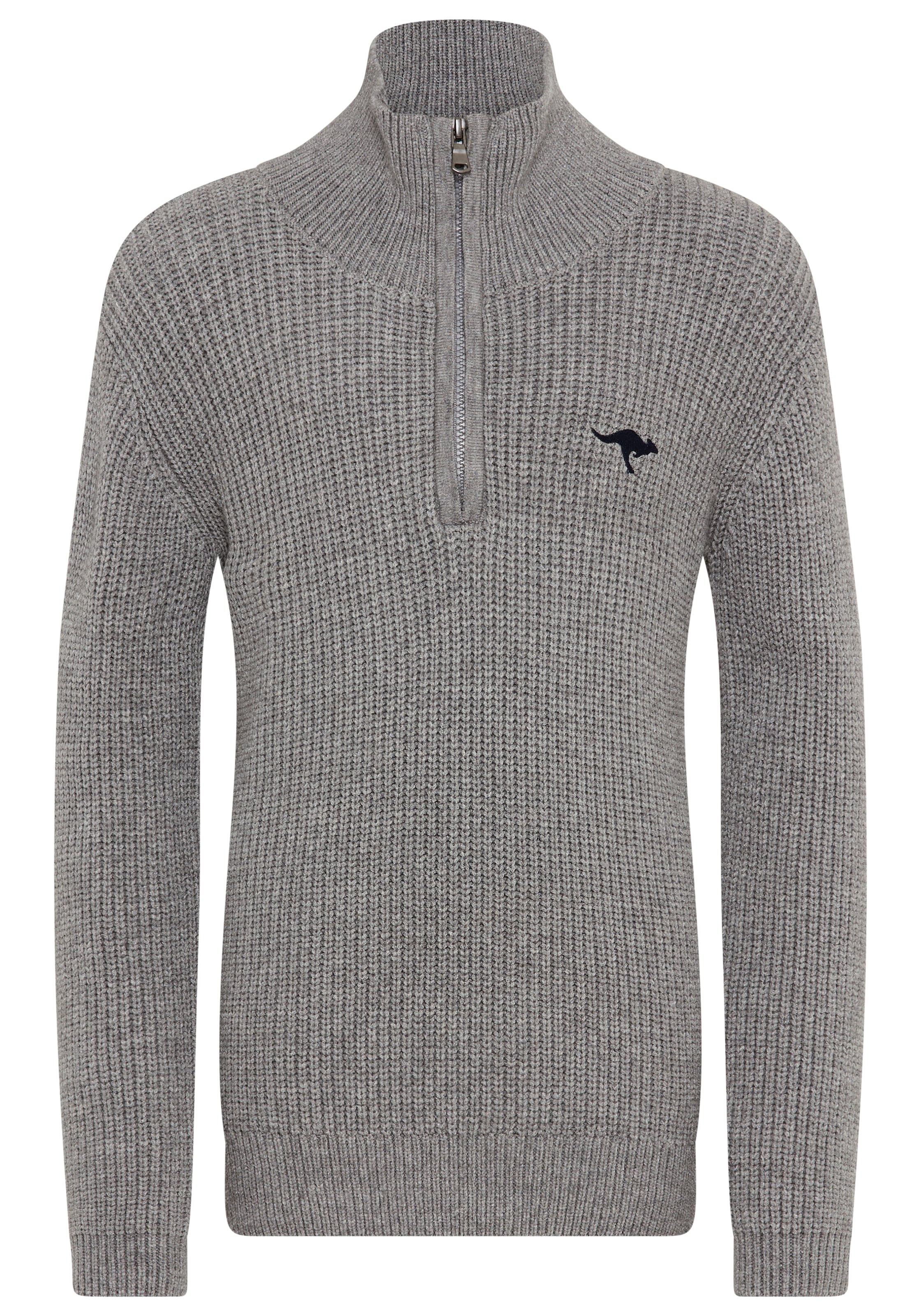 KangaROOS Pull en tricot »Troyer, Pullover mit Zipper« Troyer, warmer Pullover