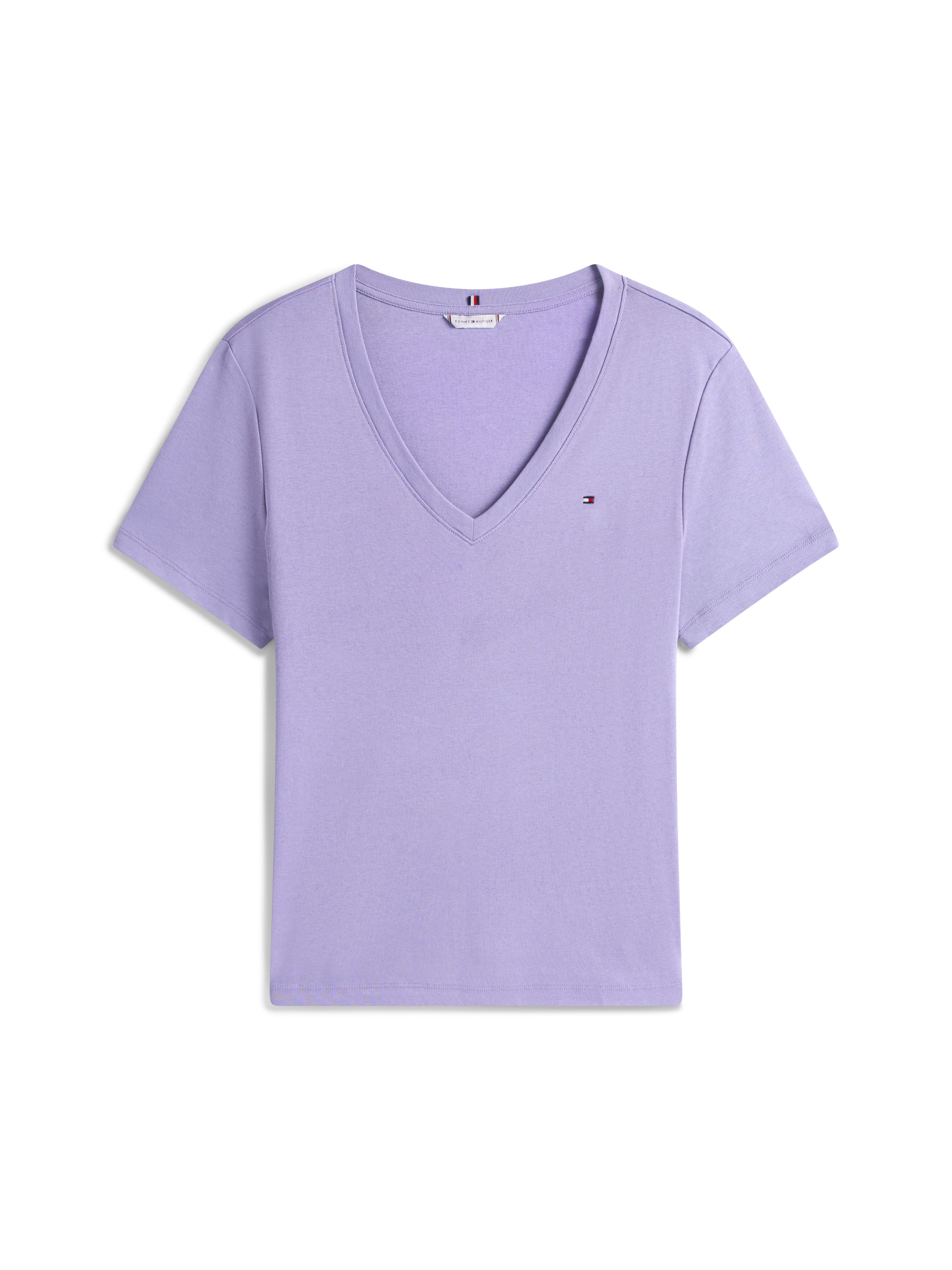 Tommy Hilfiger Curve V-Shirt »CRV SLIM CODY V-NK SS«, in Grossen Grössen