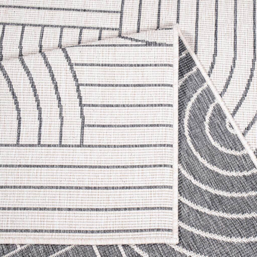 Carpet City Outdoorteppich »DUO RUG 5842« rechteckig 5 mm Höhe Wendeteppich Wetterfest In- & Outdoor, Balkon, Terrasse, Wohnzimmer