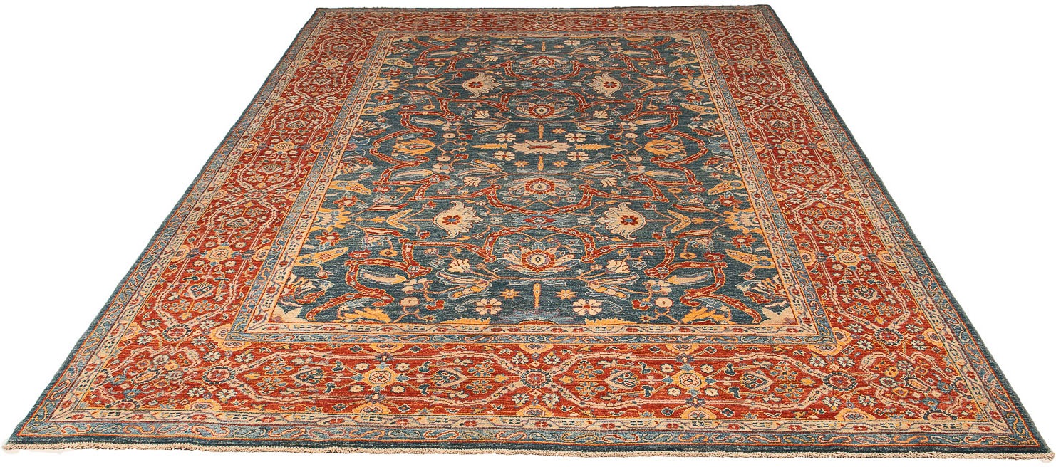 Image of morgenland Orientteppich »Ziegler - 290 x 208 cm - hellblau«, rechteckig, 6 mm Höhe, Wohnzimmer, Handgeknüpft, Einzelstück mit Zertifikat bei Ackermann Versand Schweiz