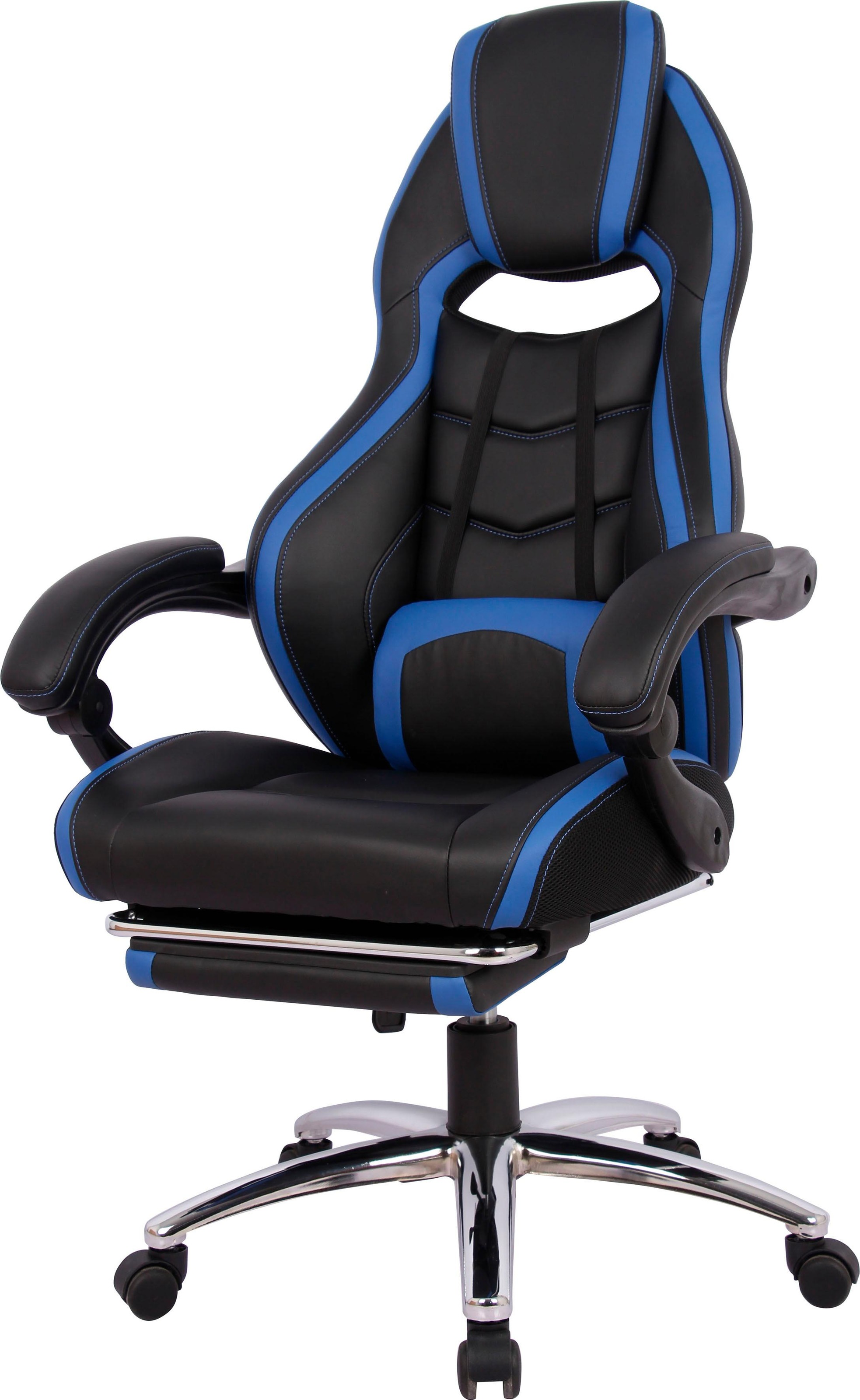 INOSIGN Gaming-Stuhl »Sprinta 1, Chefsessel mit ausziehbarer Fussstütze,«, Kunstleder, komfortabel gepolstert mit vielen ergonomischen Funktionen