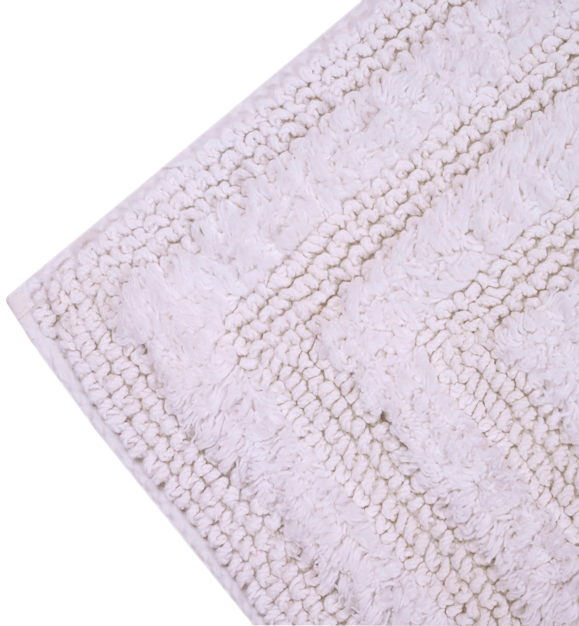 my home Badematte »Inga, Rahmen, Badvorleger, Badezimmer Teppich«, beidseitig nutzbar-fussbodenheizungsgeeignet-strapazierfähig, 100% Baumwolle, Hoch-Tief-Effekt, weich, trocknergeeignet