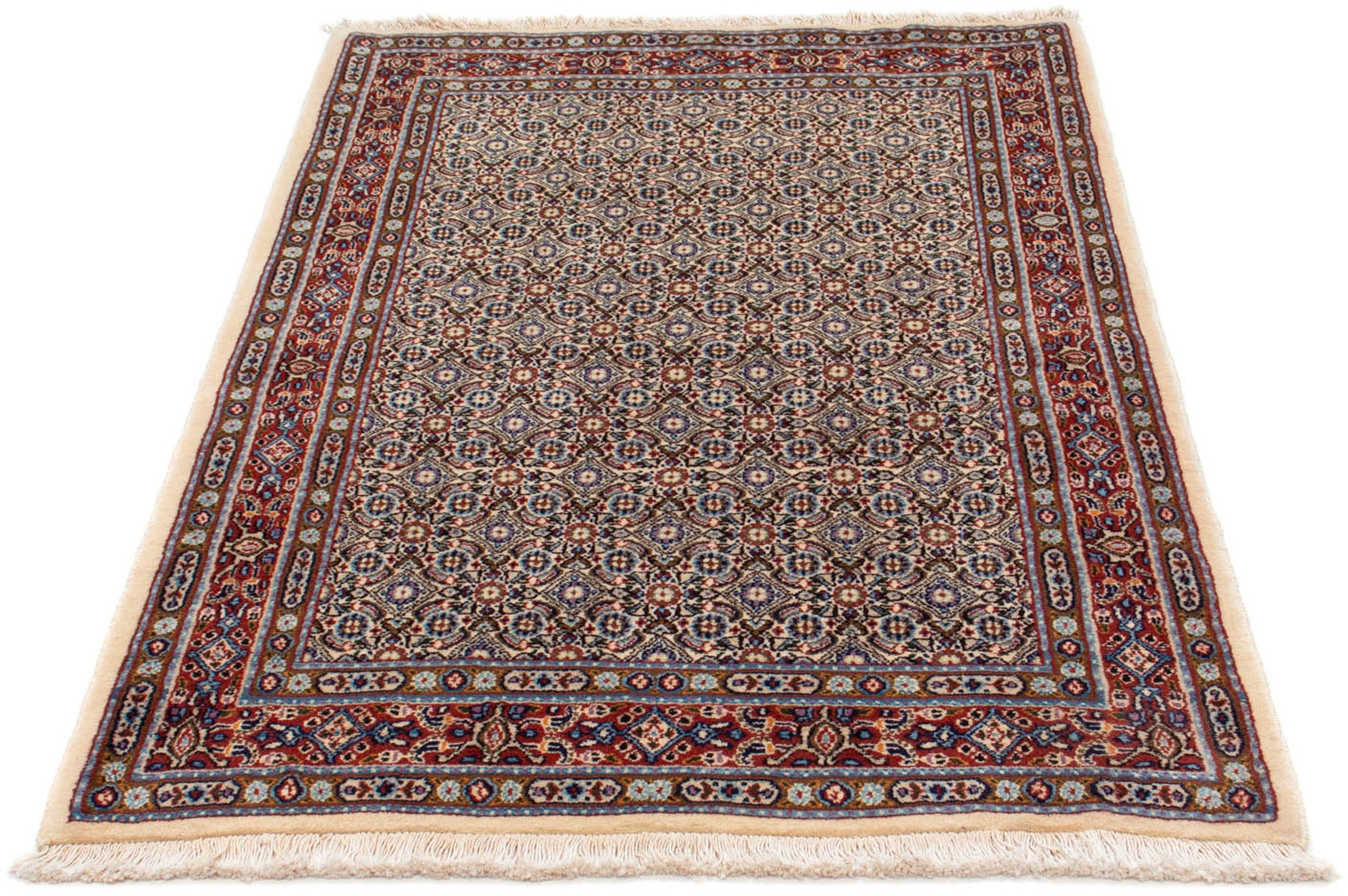 Image of morgenland Orientteppich »Perser - Classic - 150 x 98 cm - beige«, rechteckig, 10 mm Höhe, Wohnzimmer, Handgeknüpft, Einzelstück mit Zertifikat bei Ackermann Versand Schweiz