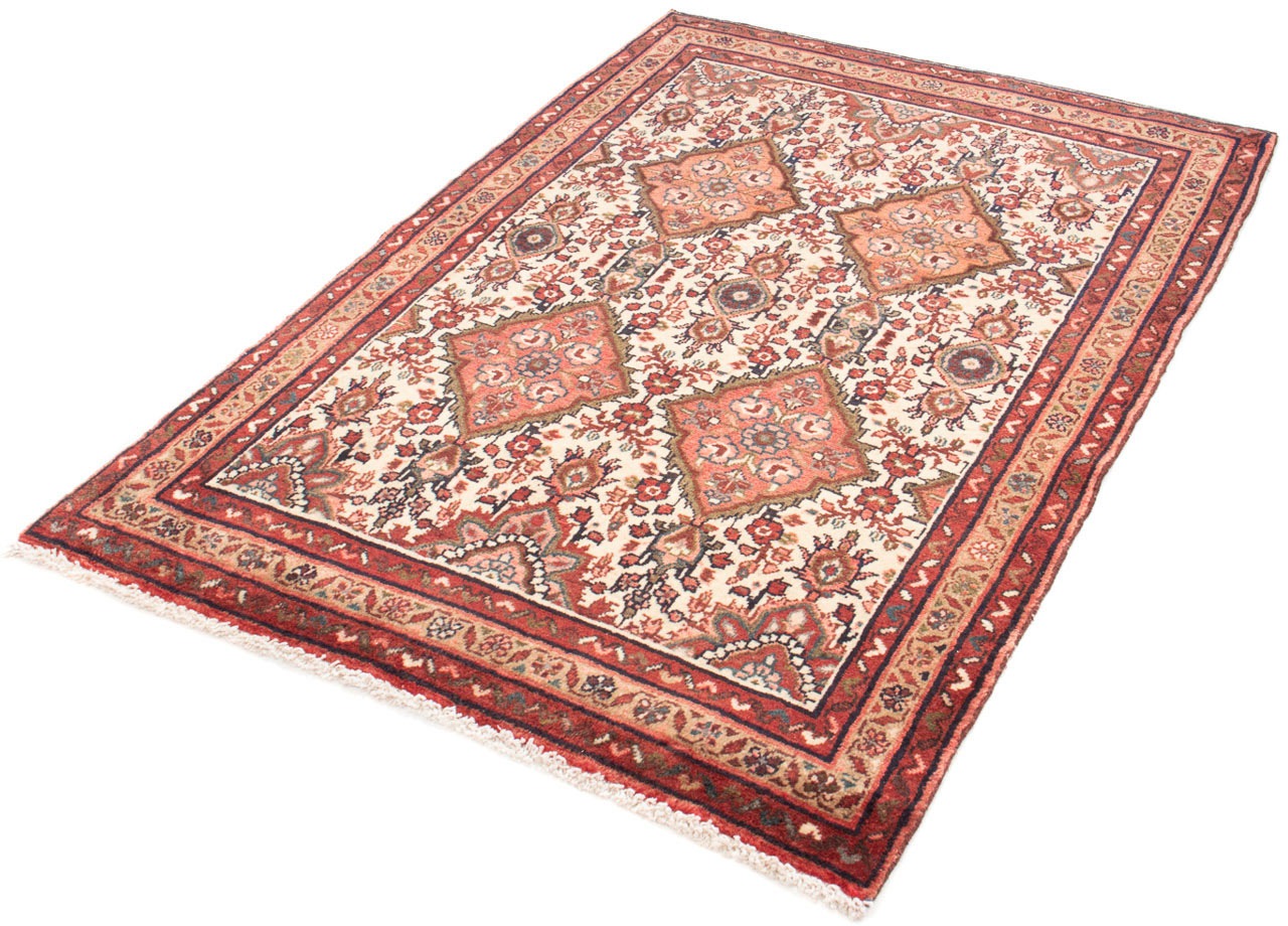 Image of morgenland Orientteppich »Perser - Nomadic - 156 x 108 cm - beige«, rechteckig, 10 mm Höhe, Wohnzimmer, Handgeknüpft, Einzelstück mit Zertifikat bei Ackermann Versand Schweiz