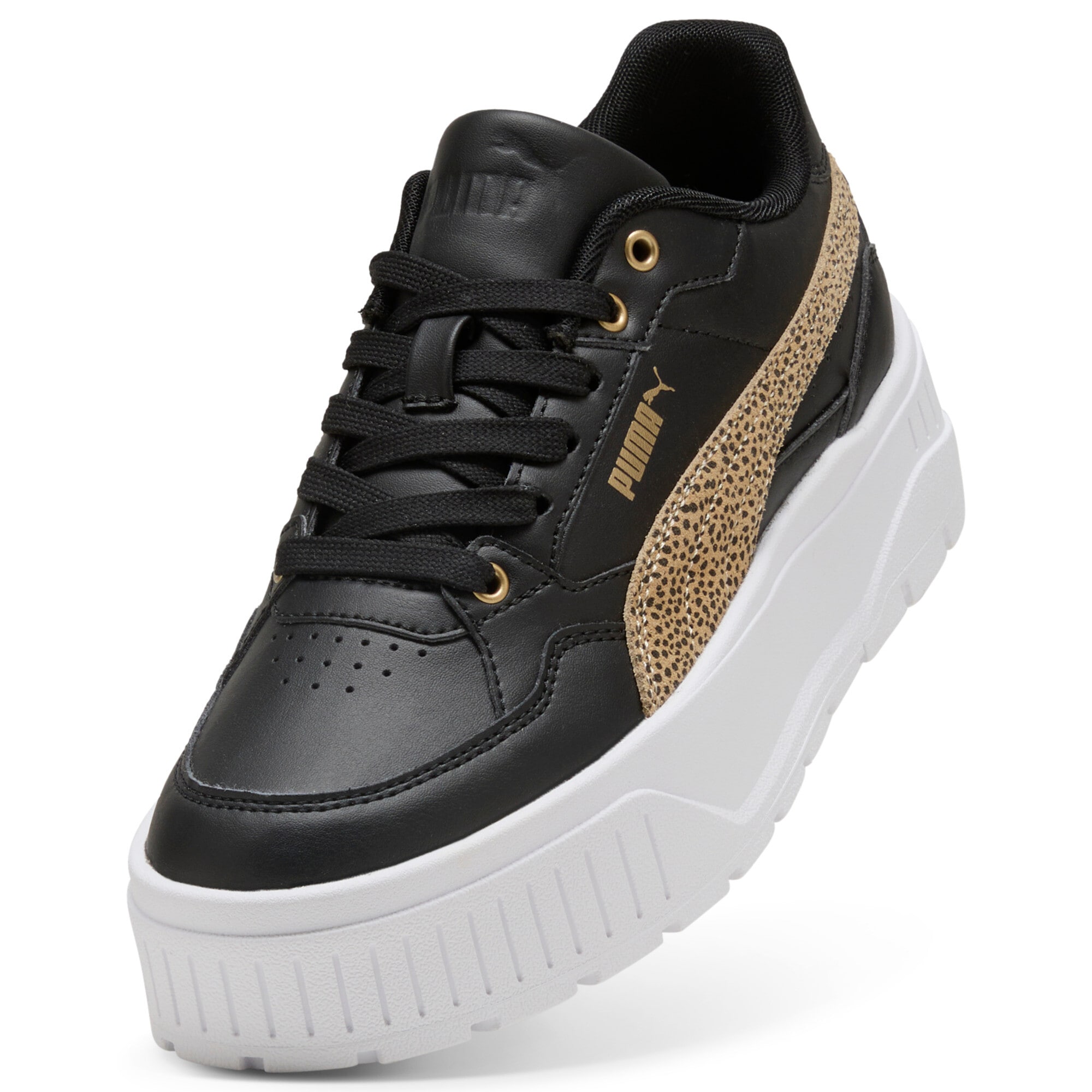 PUMA Sneakers »KARMEN II IDOL TOPCAT«  mit Leo-Print, leicht profilierte Gummilaufsohle