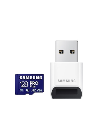 Speicherkarte »PRO Plus (2023) microSD, inkl. USB-Kartenleser«, (UHS Class 3 180 MB/s...