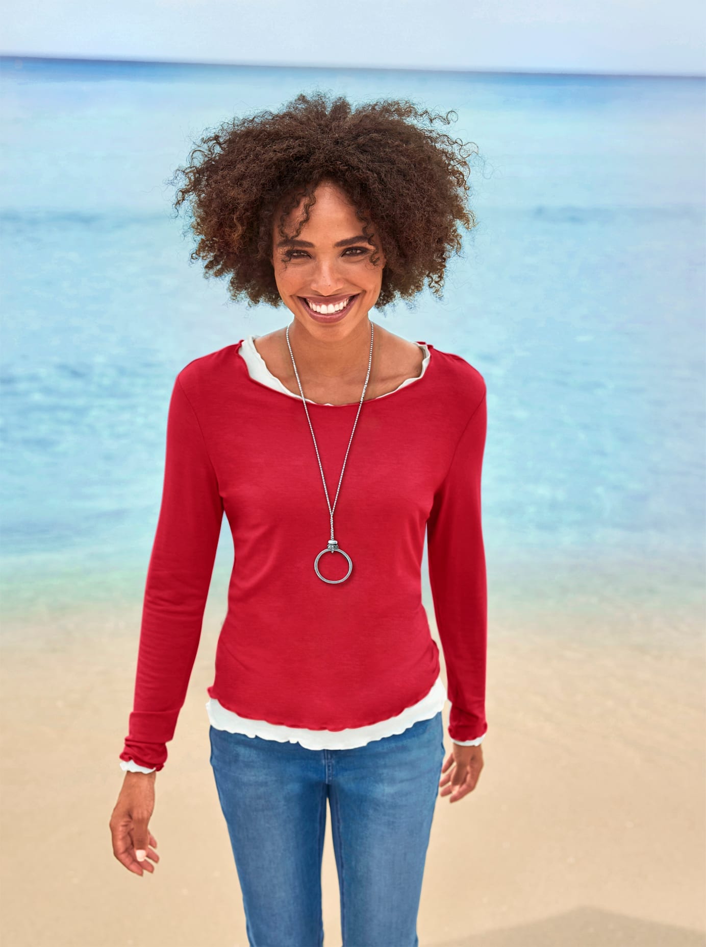 heine Langarmshirt "Doppelpack Shirts" 2 Stk.