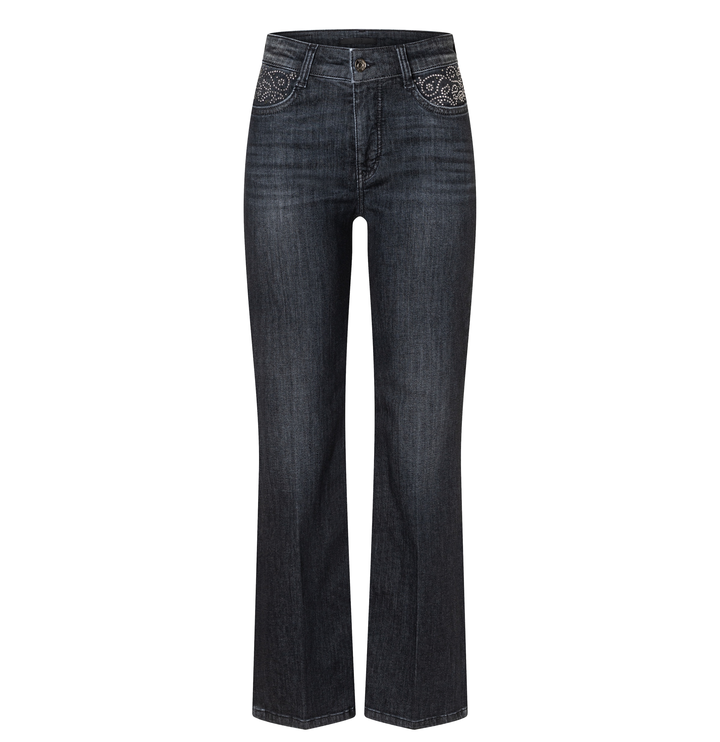 MAC Bootcut-Jeans Verzierung an den Vordertaschen