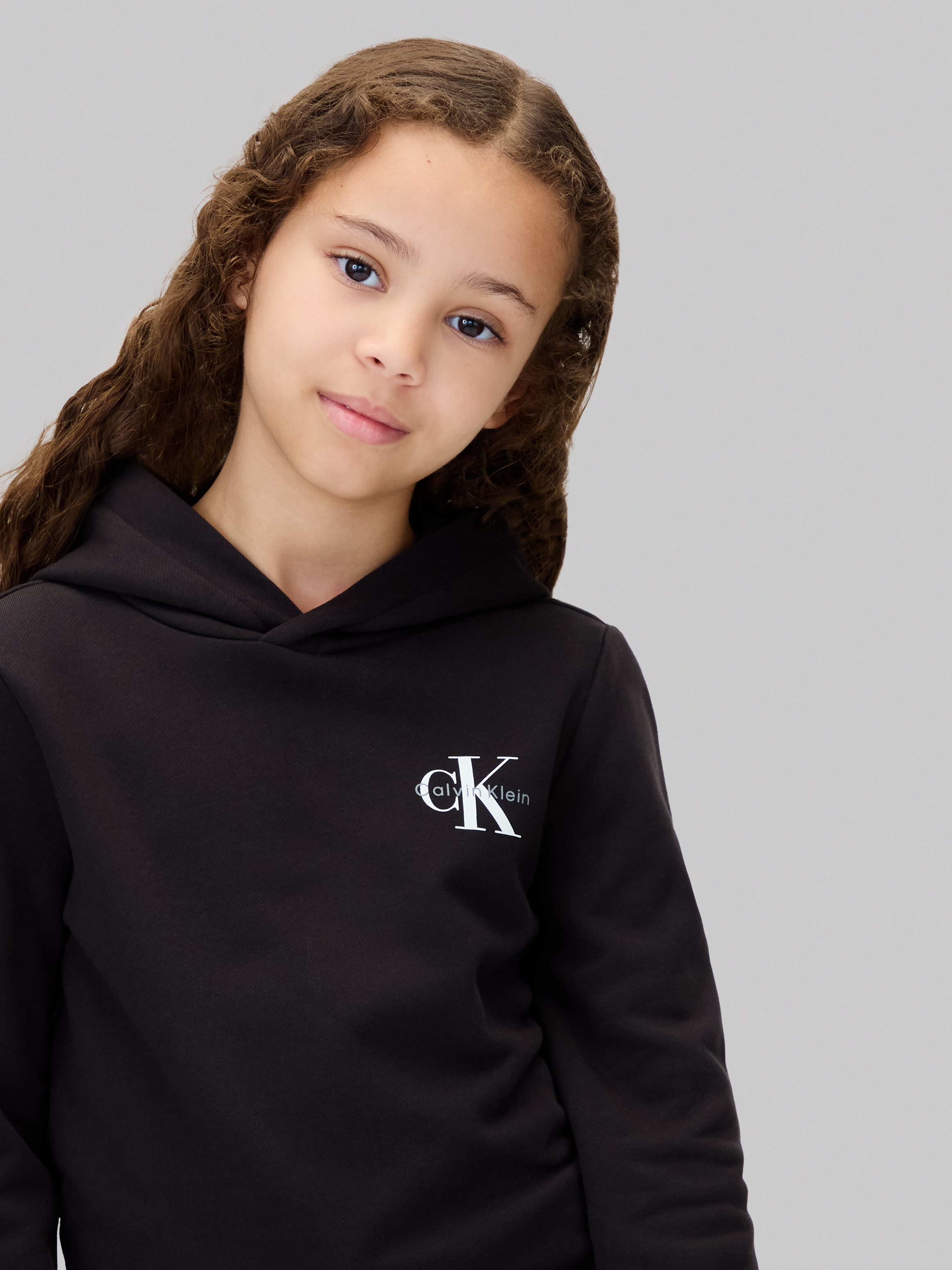 Calvin Klein Jeans Sweatshirt »SMALL MONOGRAM HOODIE«, für Kinder bis 16 Jahre, mit Kapuze
