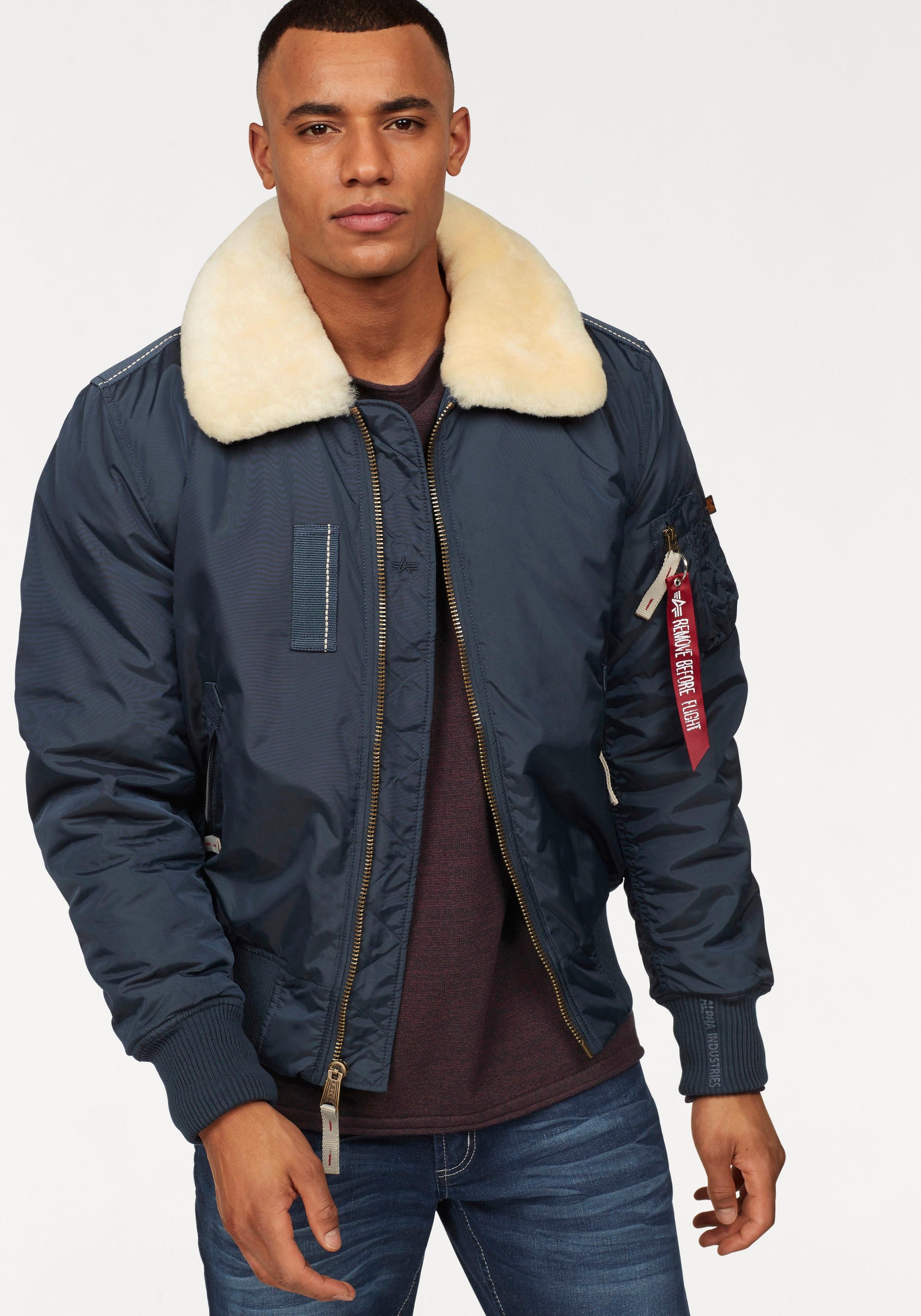 Image of Alpha Industries Bomberjacke "INJECTOR III" ohne Kapuze