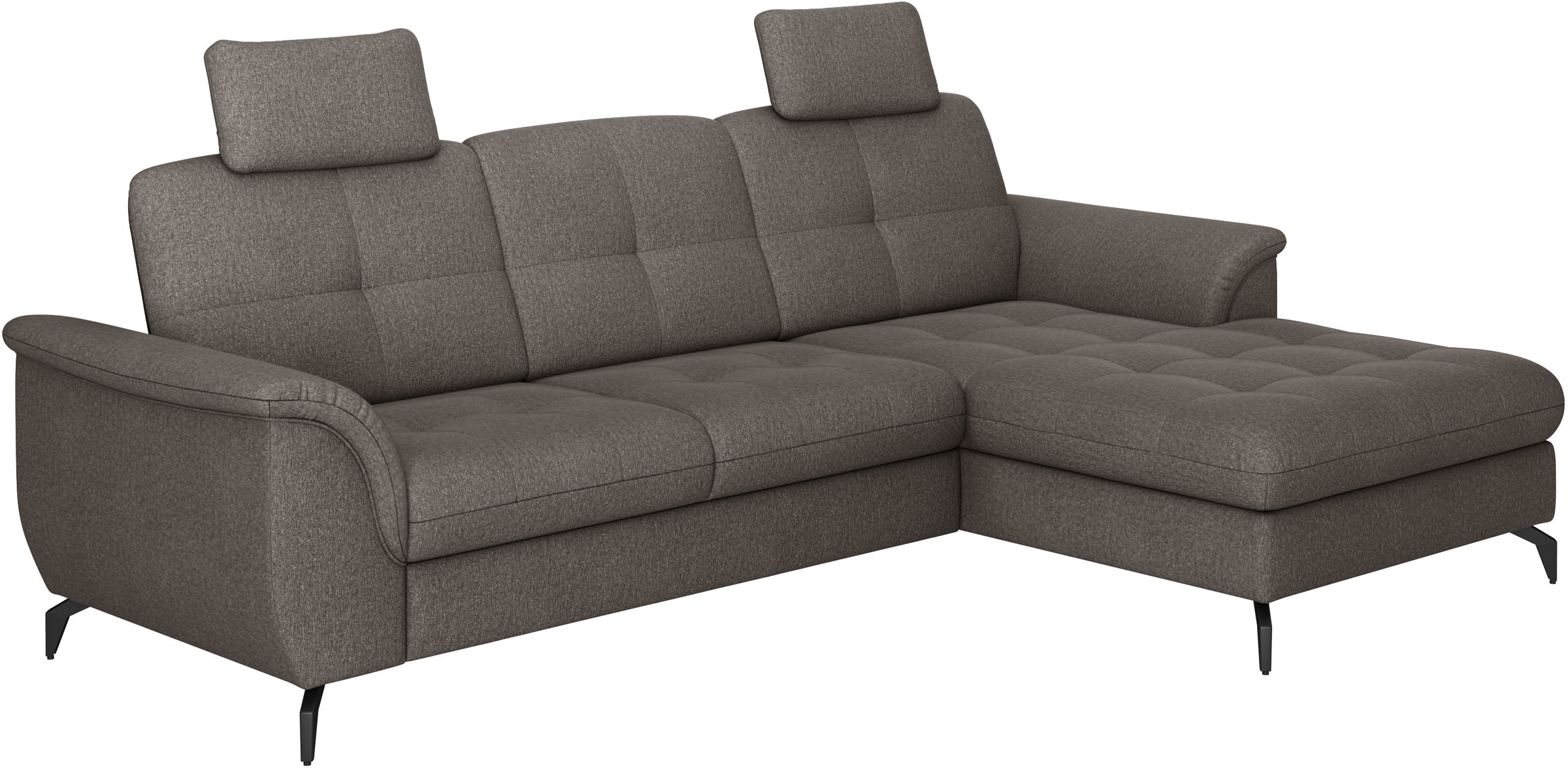 sit&more Ecksofa »Zora L-Form«, wahlweise mit Bettfunktion und Bettkasten