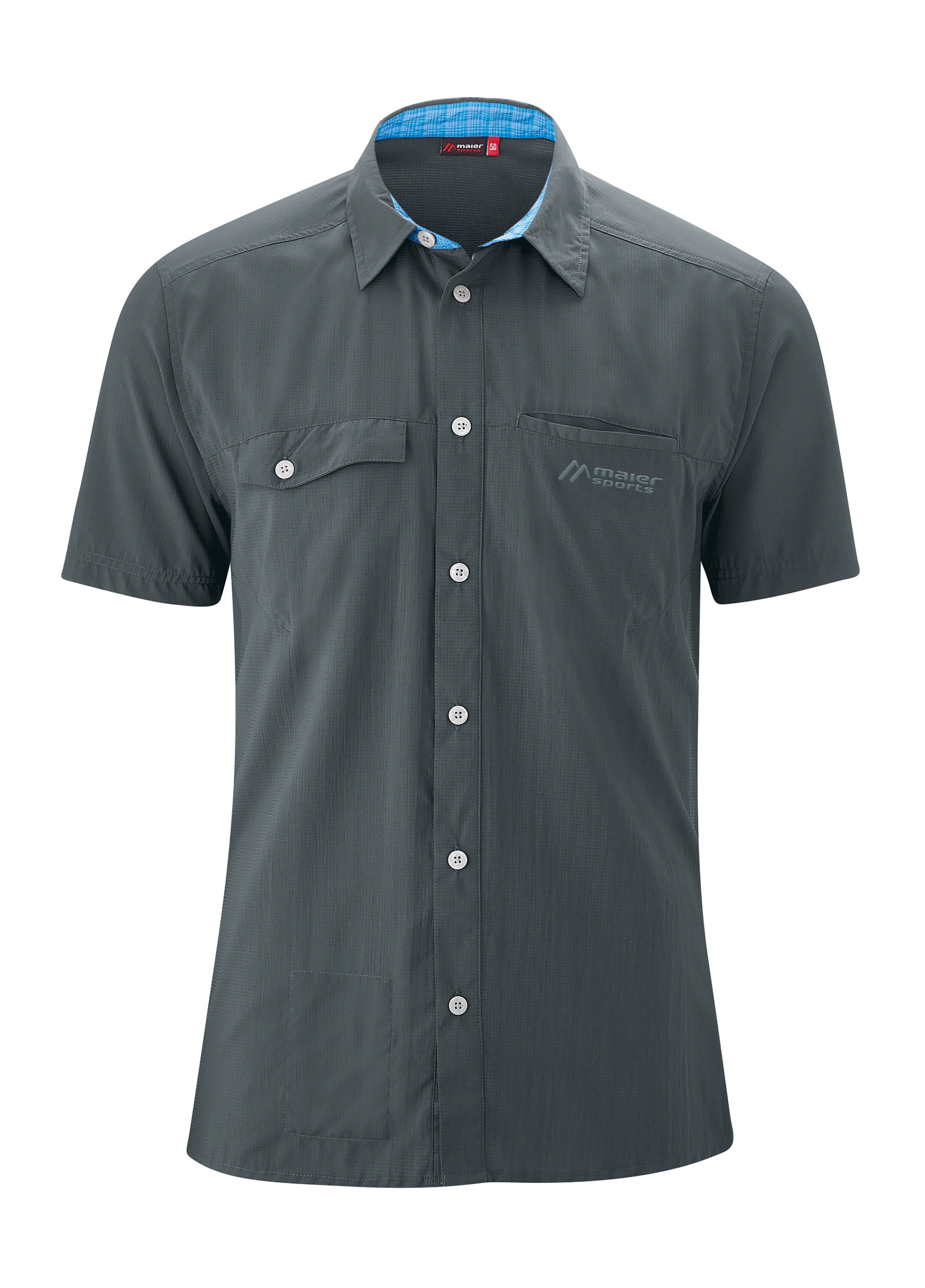 Image of Maier Sports Funktionshemd »Arnes S/S«, Bequemes Outdoorhemd mit kurzen Ärmeln und Sonnenkragen bei Ackermann Versand Schweiz