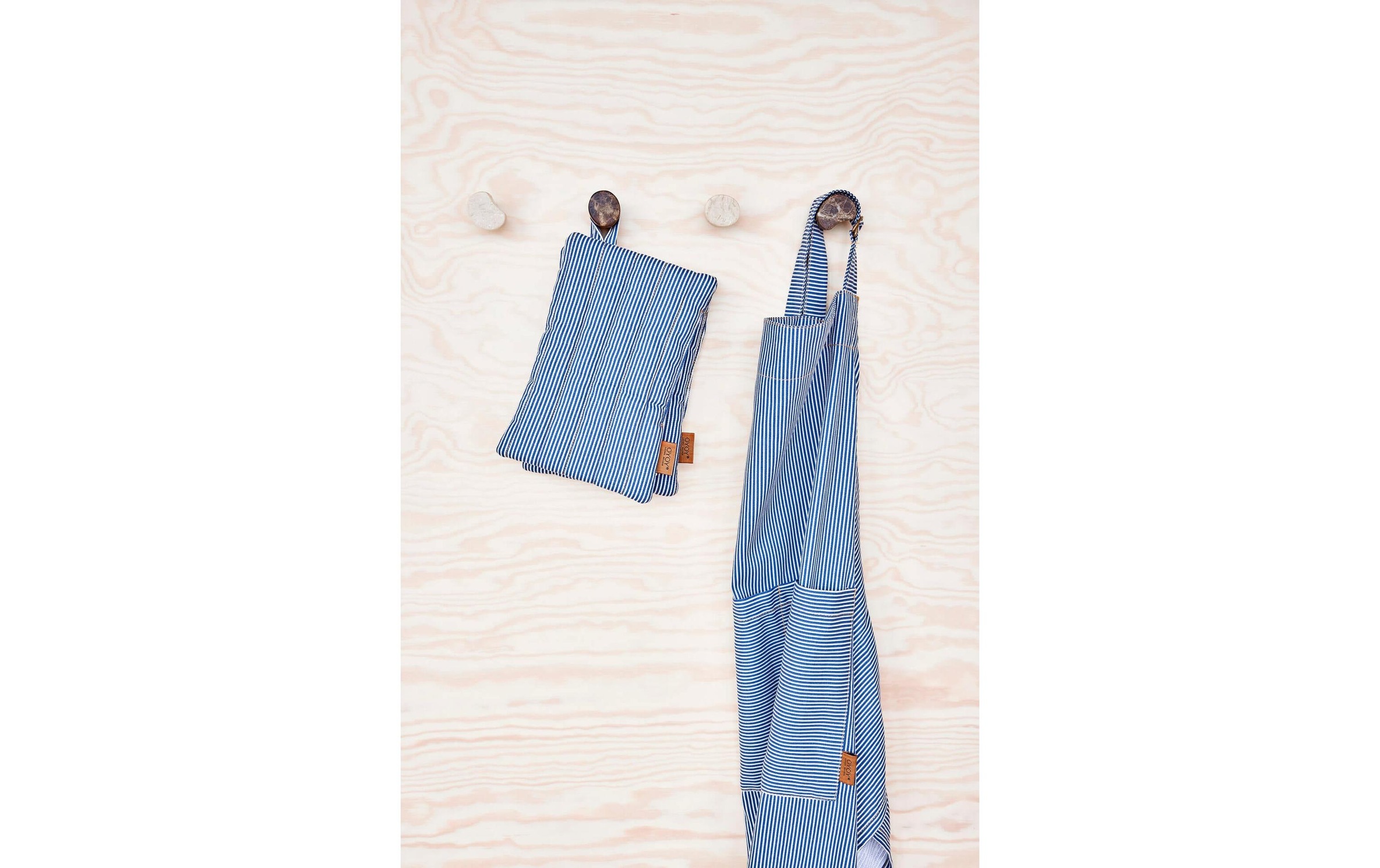 OYOY Kochschürze »OYOY Striped Denim Blau«