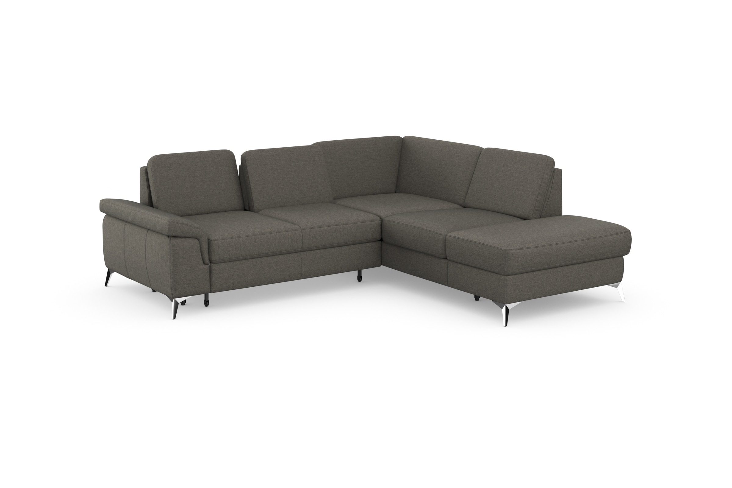 sit&more Ecksofa »Padua L-Form«, inklusive Sitztiefenverstellung, Armteilfunktion und Federkern