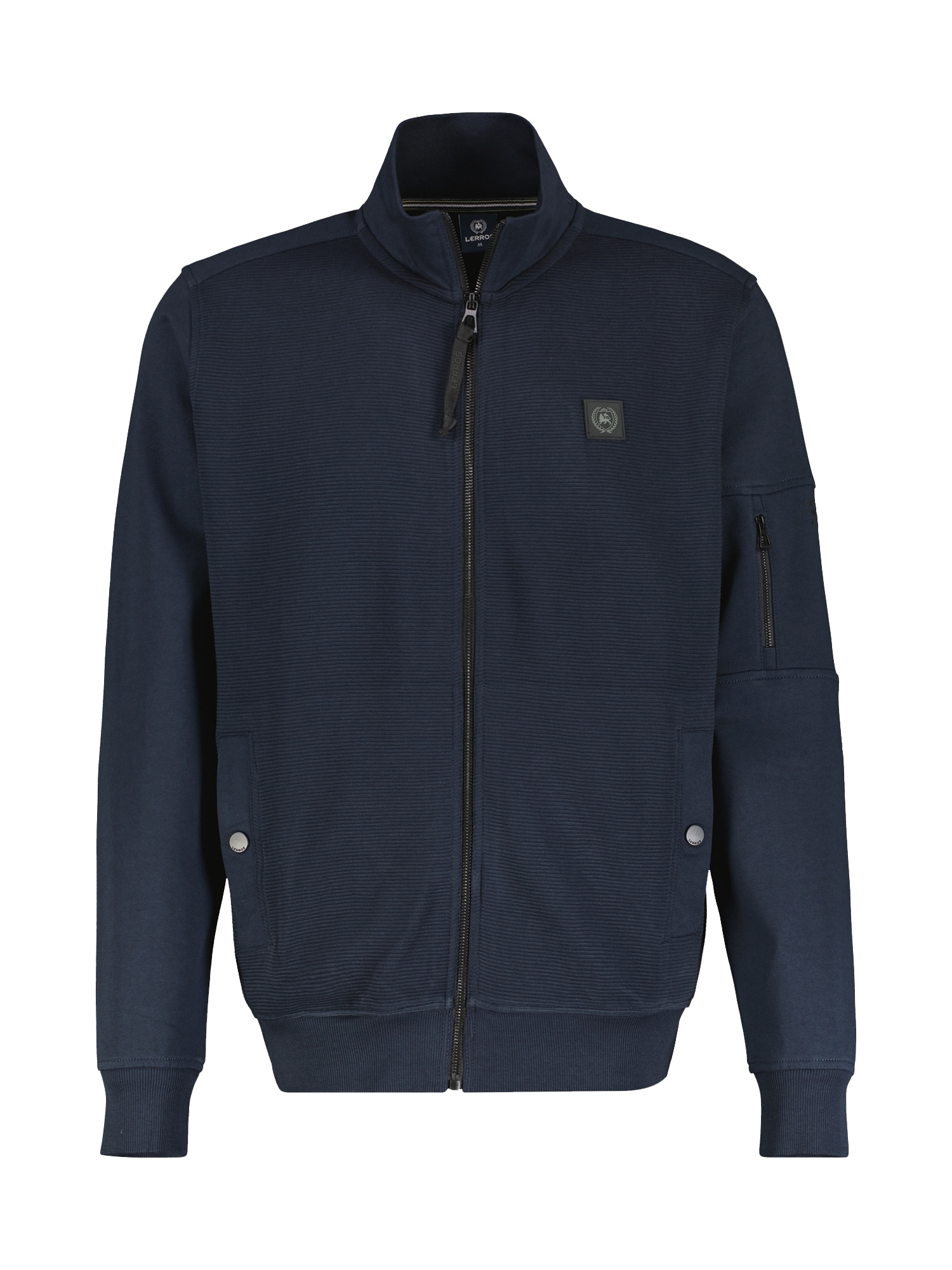 Image of LERROS Sweatjacke "Herren Sweatjacke in Struktur-Baumwollqualität"