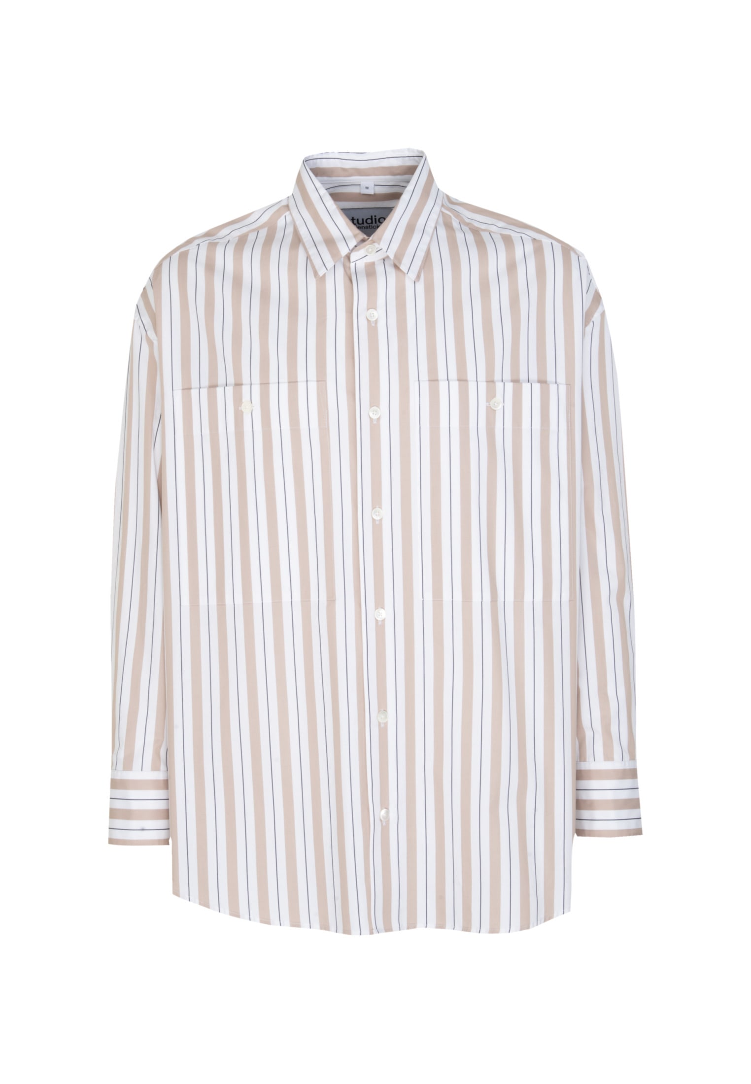 studio seidensticker Businesshemd »Studio« Oversized Langarm Kentkragen Streifen