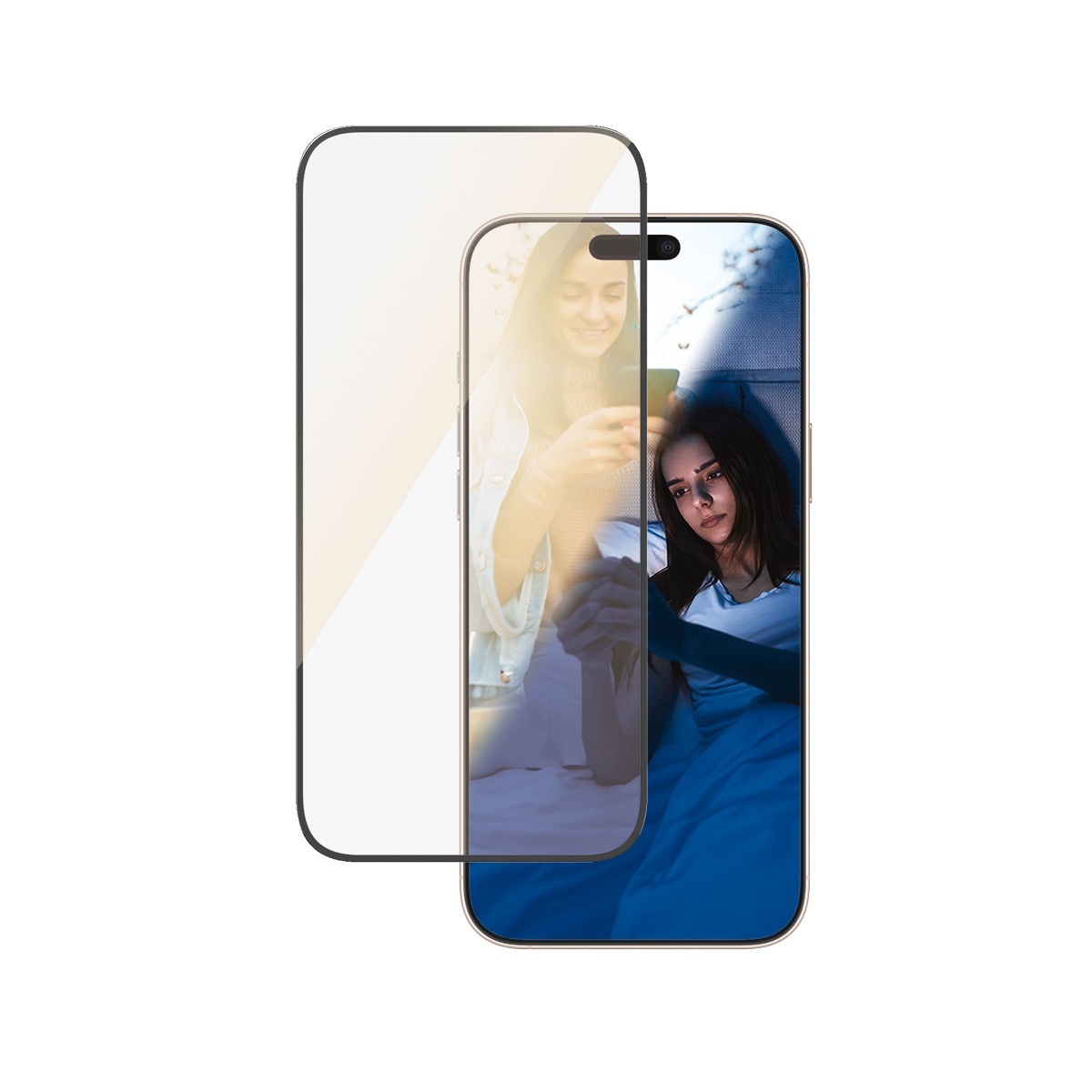 PanzerGlass Displayschutzglas »EyeCare Screen Protection«, für Apple iPhone 16 Pro Max, Displayschutzfolie, Schutzfolie, Bildschirmschutz, kratz- & stossfest